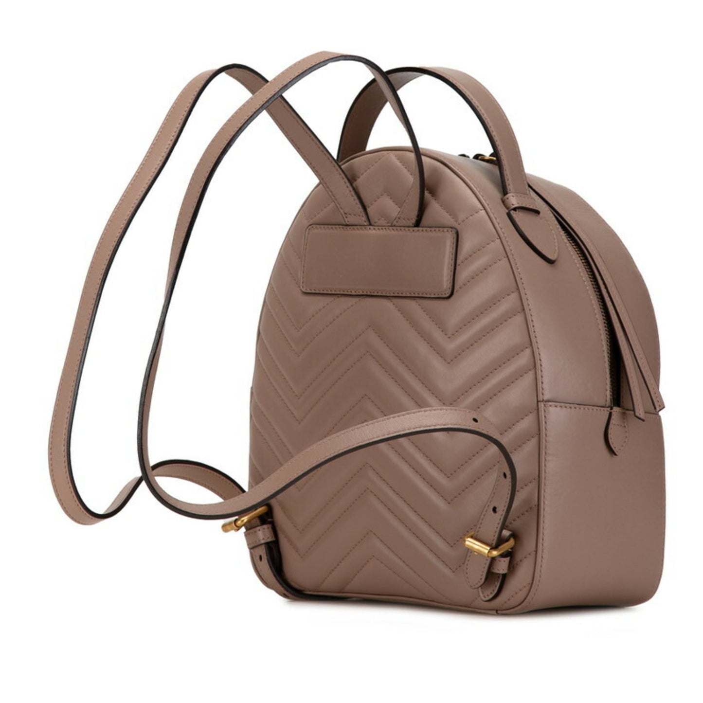 Gucci Pink Beige Leather Backpack