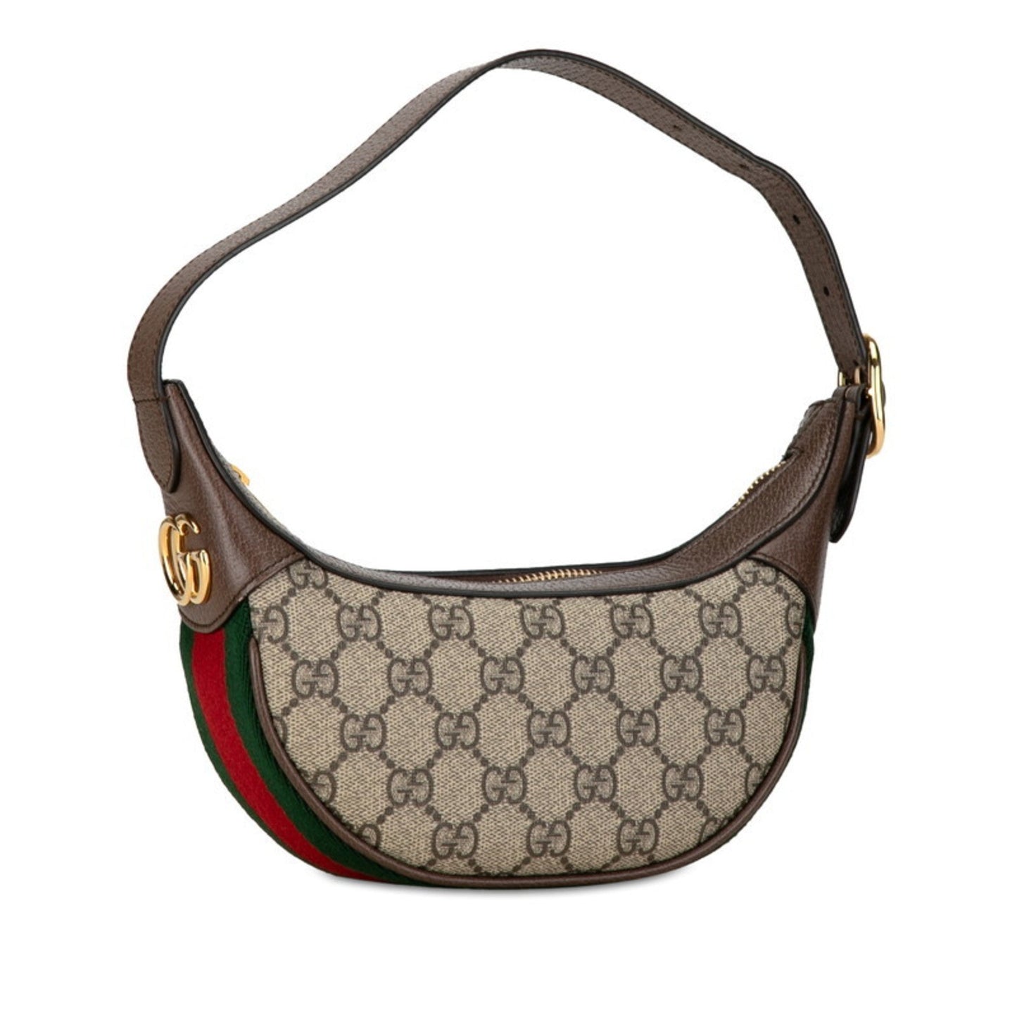 Gucci Beige Brown Pvc Leather Handbag
