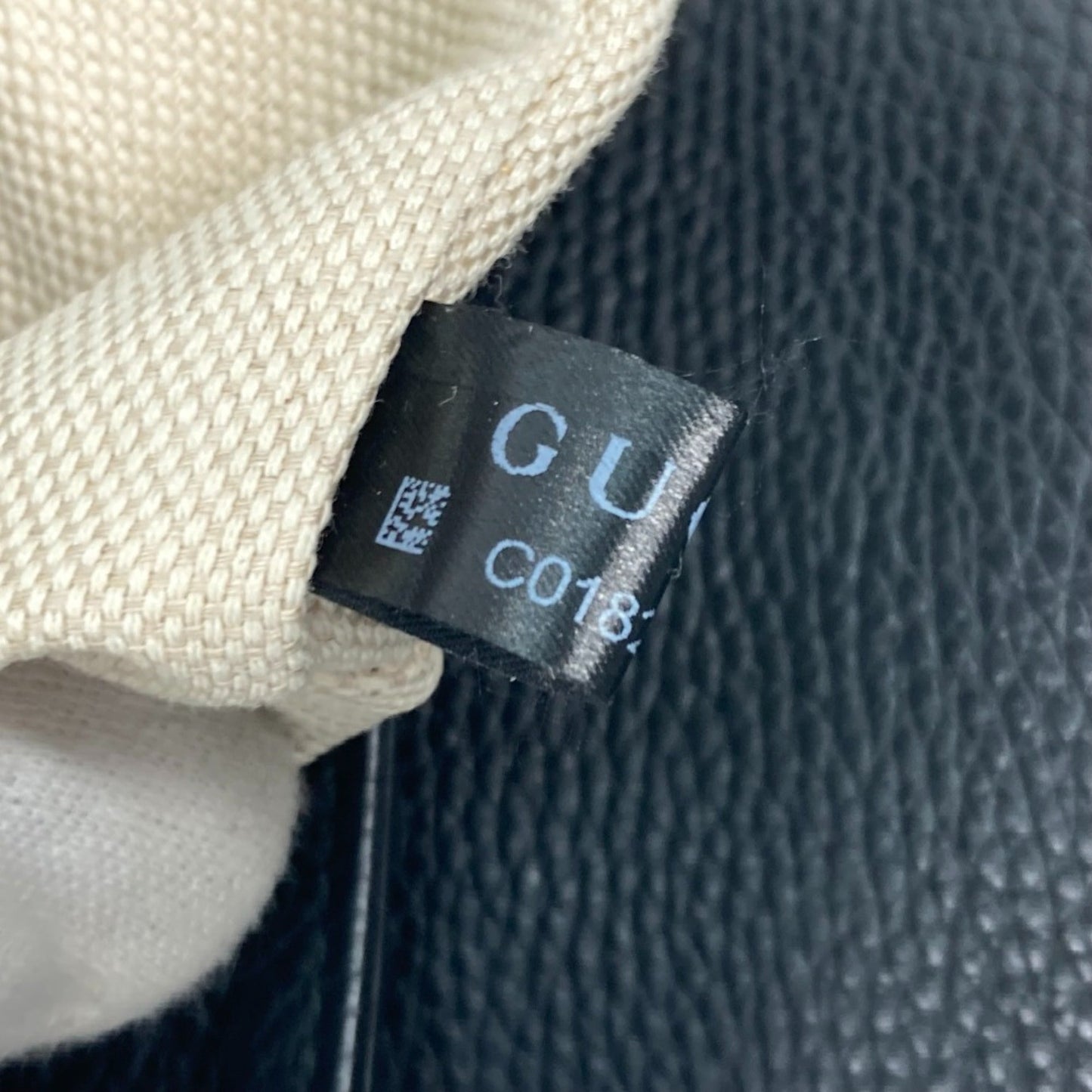 Gucci Black Leather Backpack