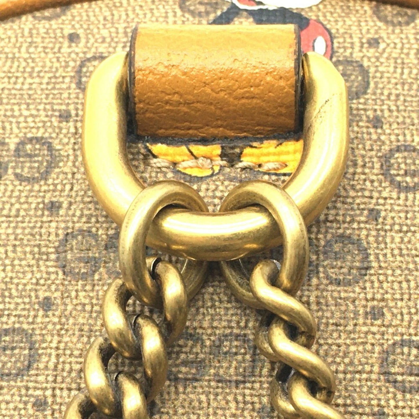 Gucci Light Brown Gg Supreme Leather Backpack