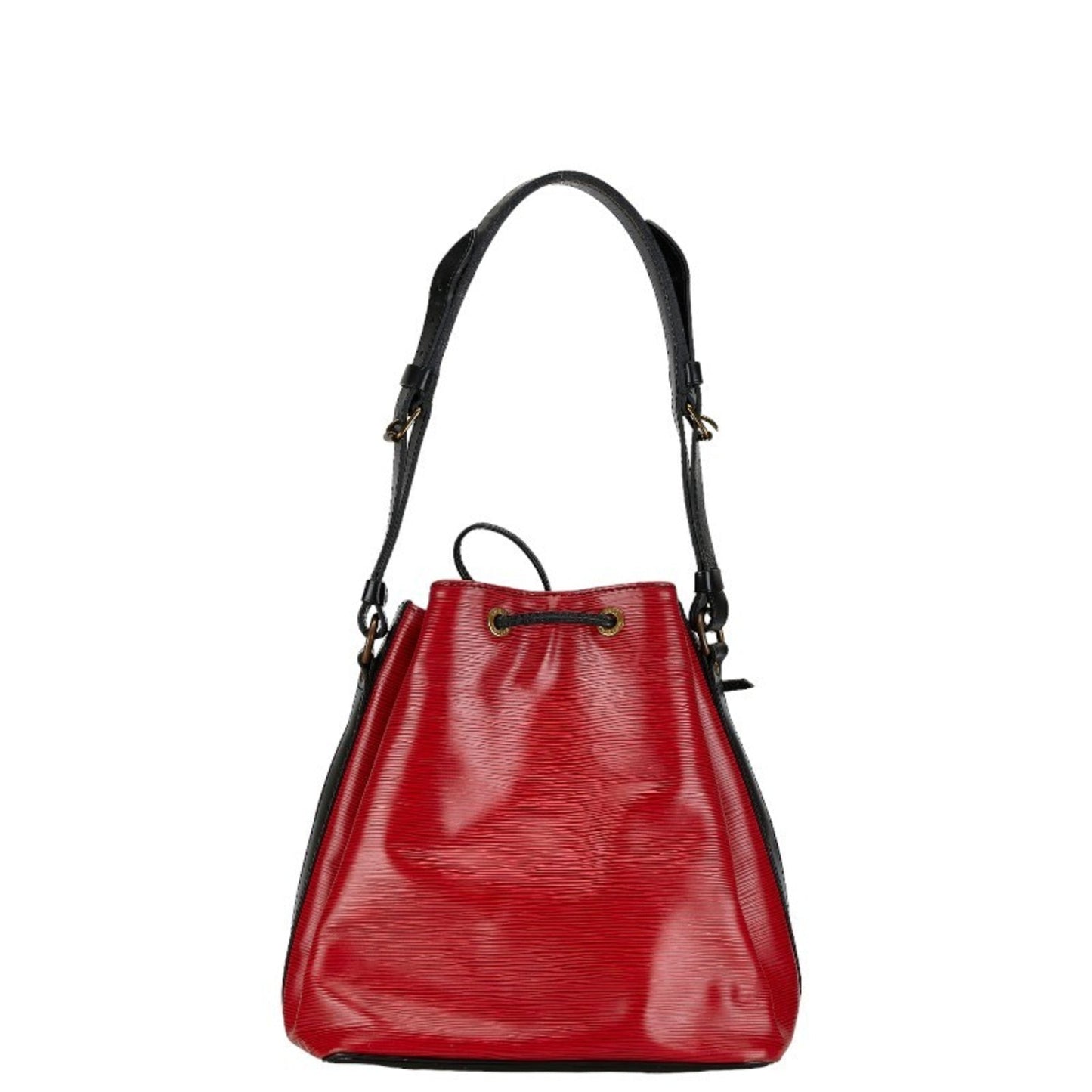Louis Vuitton Castilian Red Noir Epi Leather Shoulder Bag