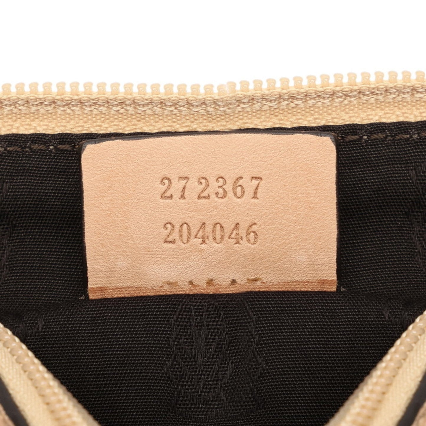 Gucci Beige Leather Pouch