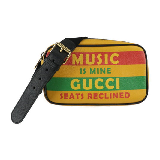 Gucci Multi-Color Yellow Leather Shopping Bag ()