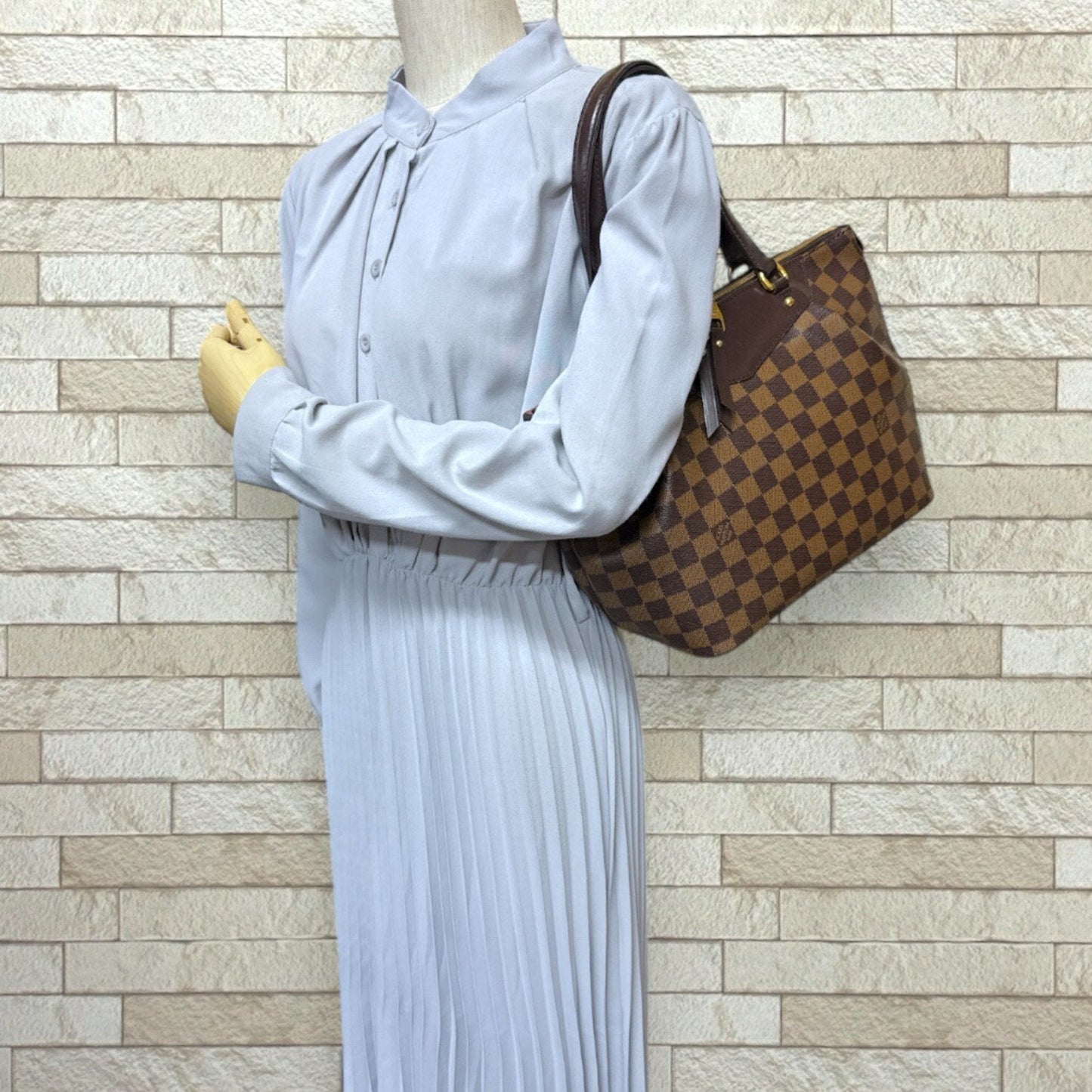 Louis Vuitton Brown Damier Canvas Shoulder Bag