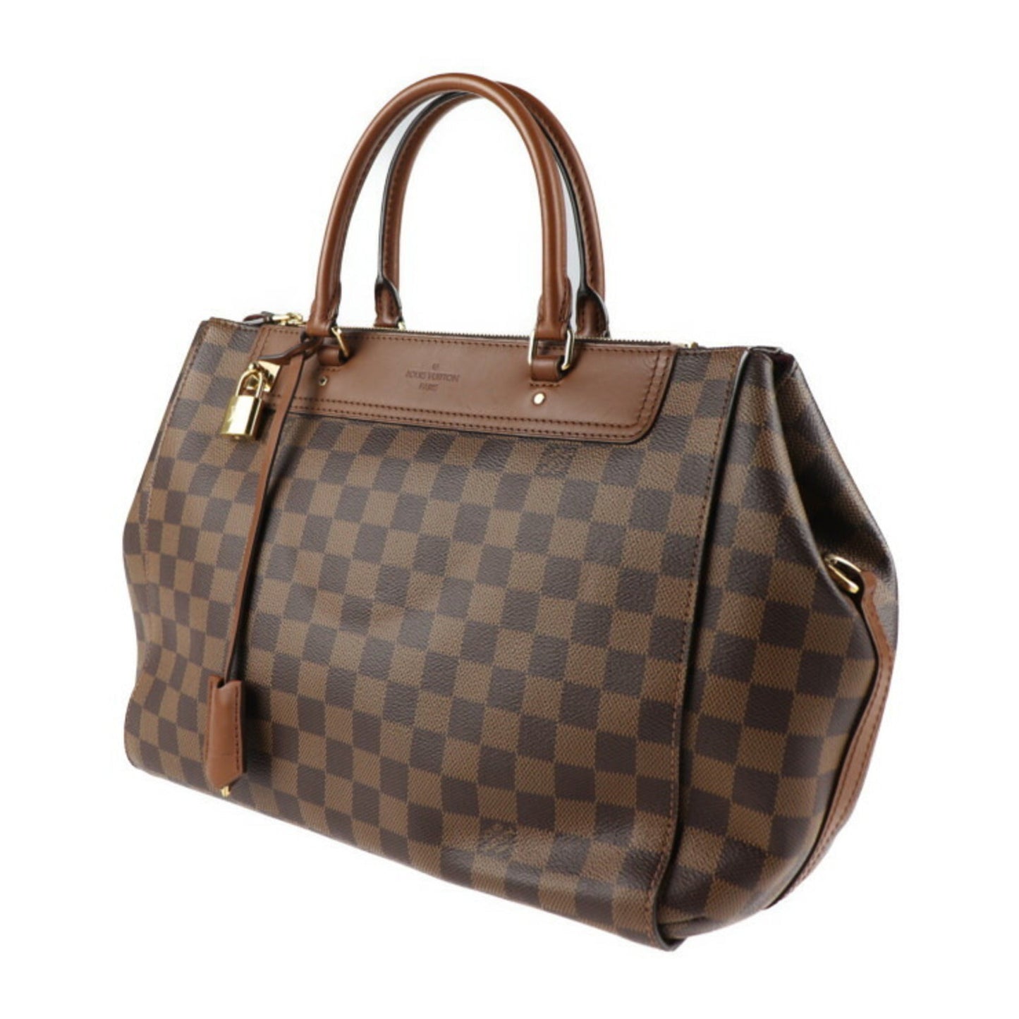 Louis Vuitton Brown Damier Canvas Handbag Shopping Bag Shoulder Bag Tote Bag