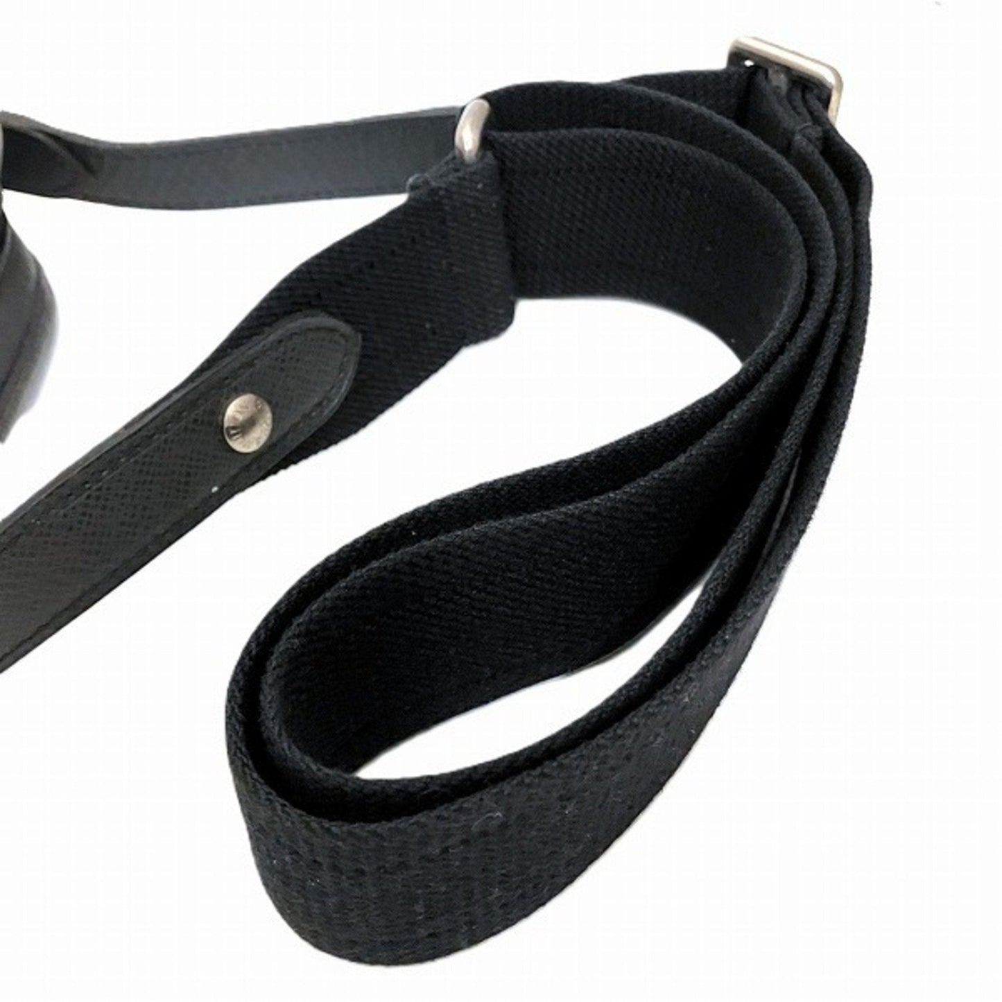 Louis Vuitton Black Leather Shoulder Bag