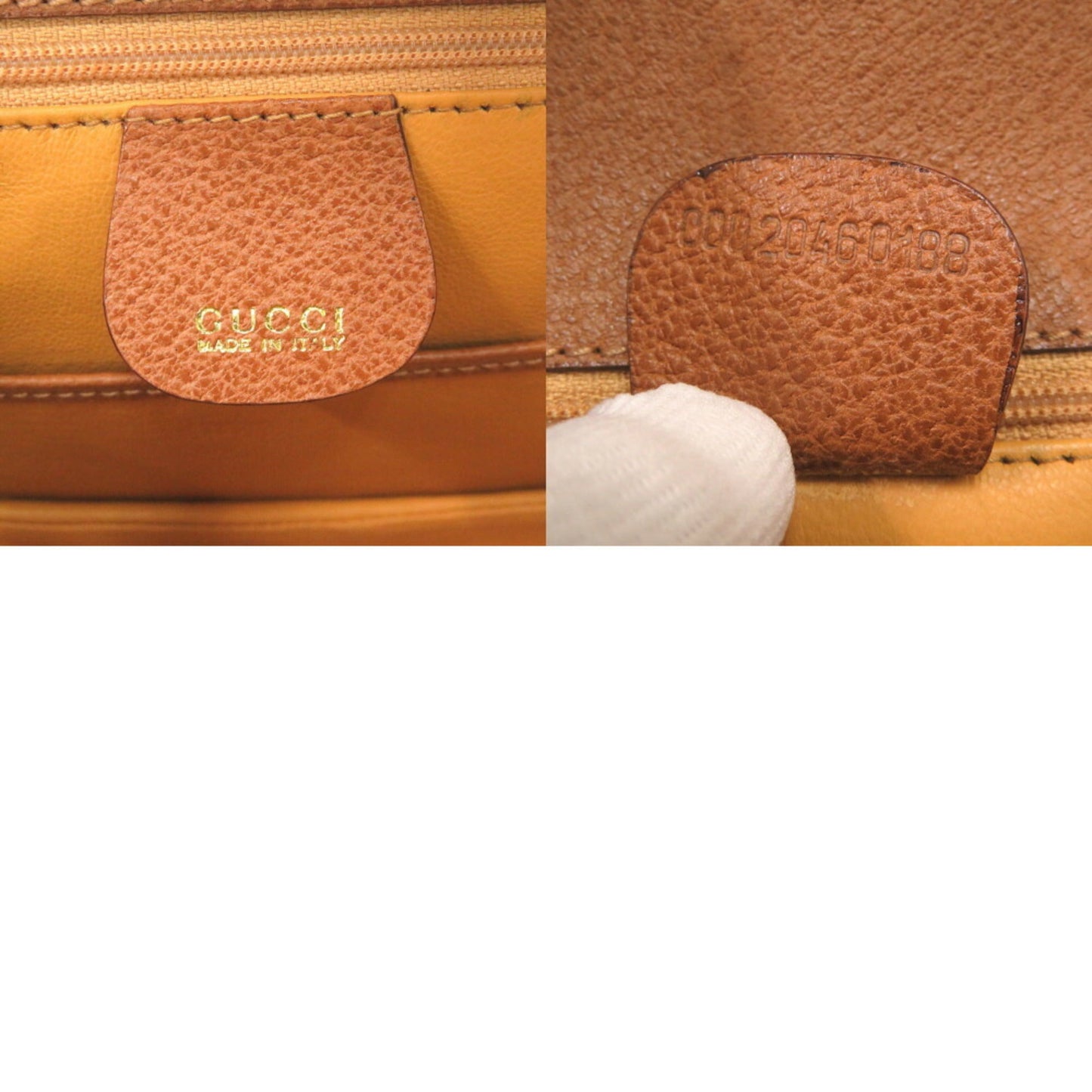 Gucci Brown Bamboo Leather Handbag