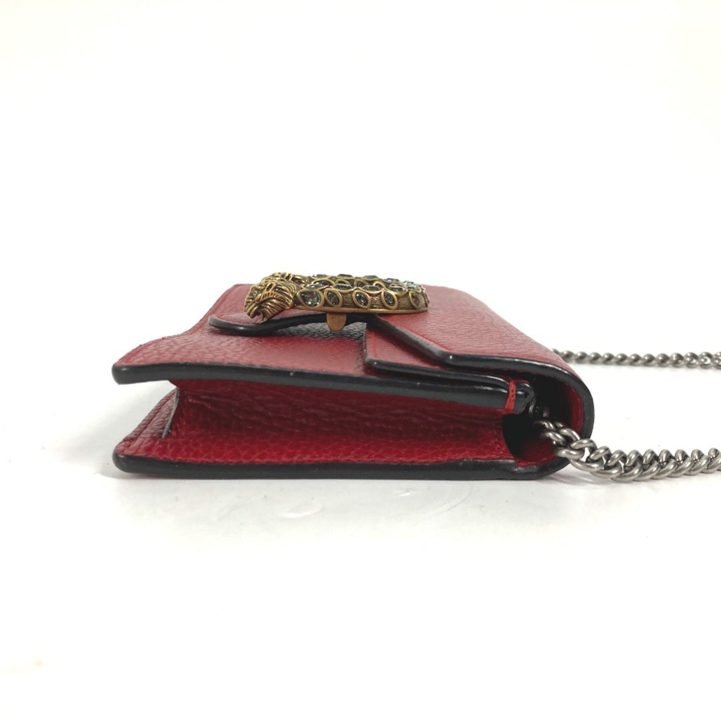 Gucci Red Leather Shoulder Bag