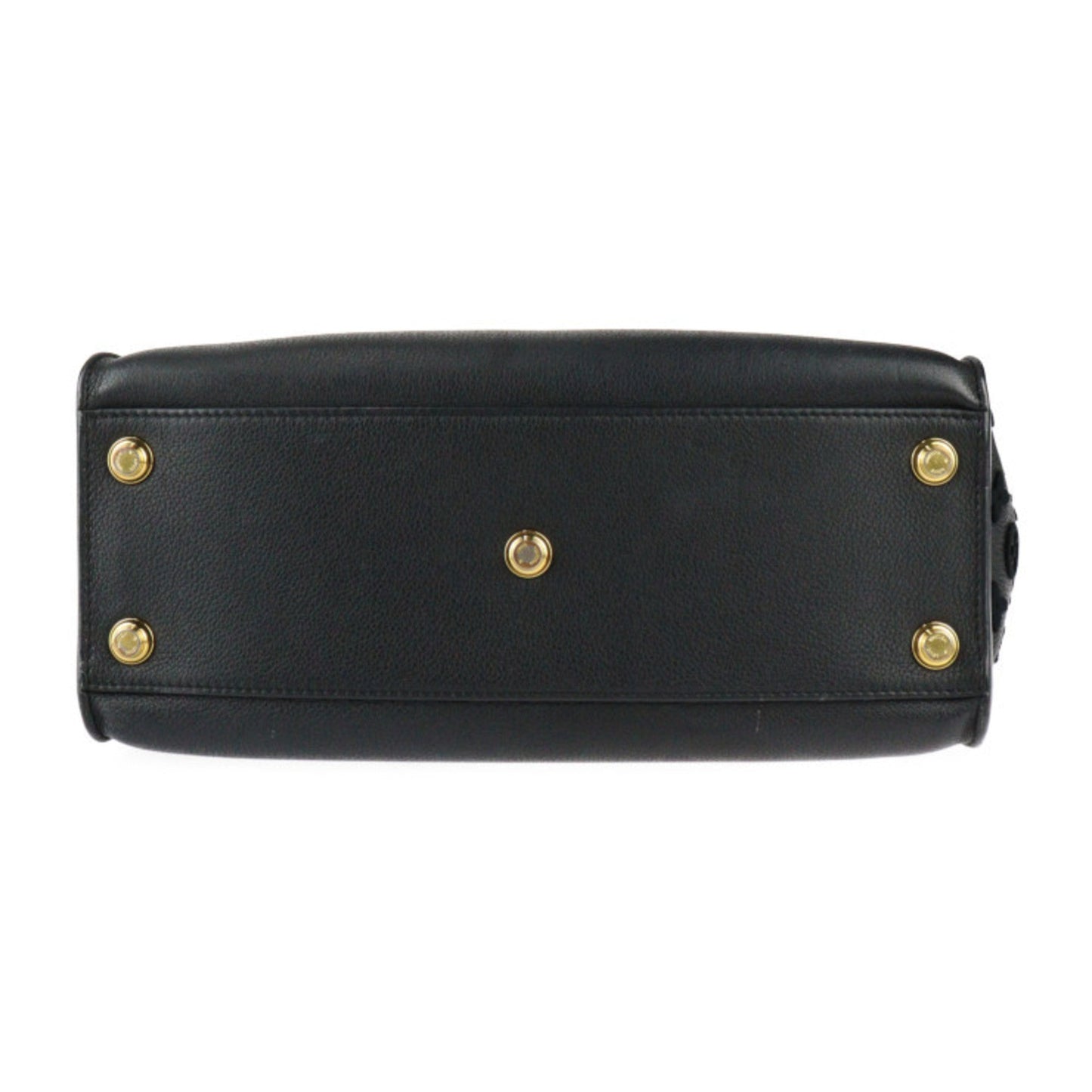 Louis Vuitton Black Leather Shoulder Bag Tote Bag