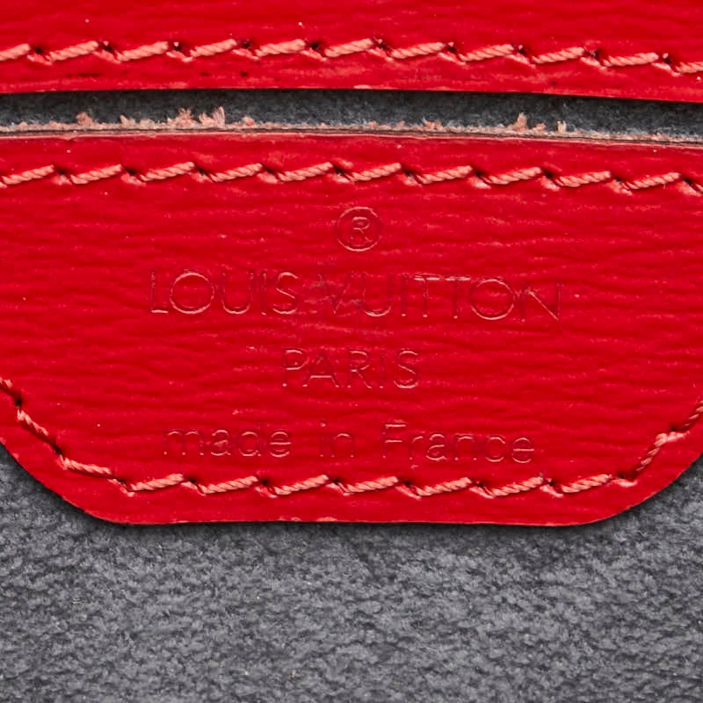 Louis Vuitton Castilian Red Epi Leather Shoulder Bag Tote Bag