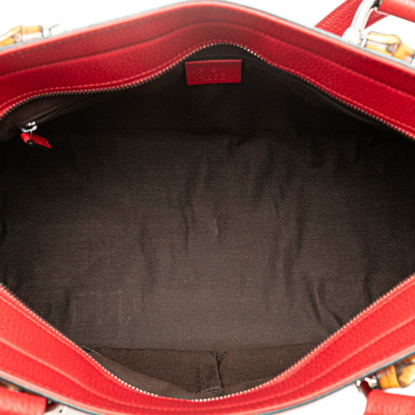 Gucci Red Color Leather Handbag Shoulder Bag