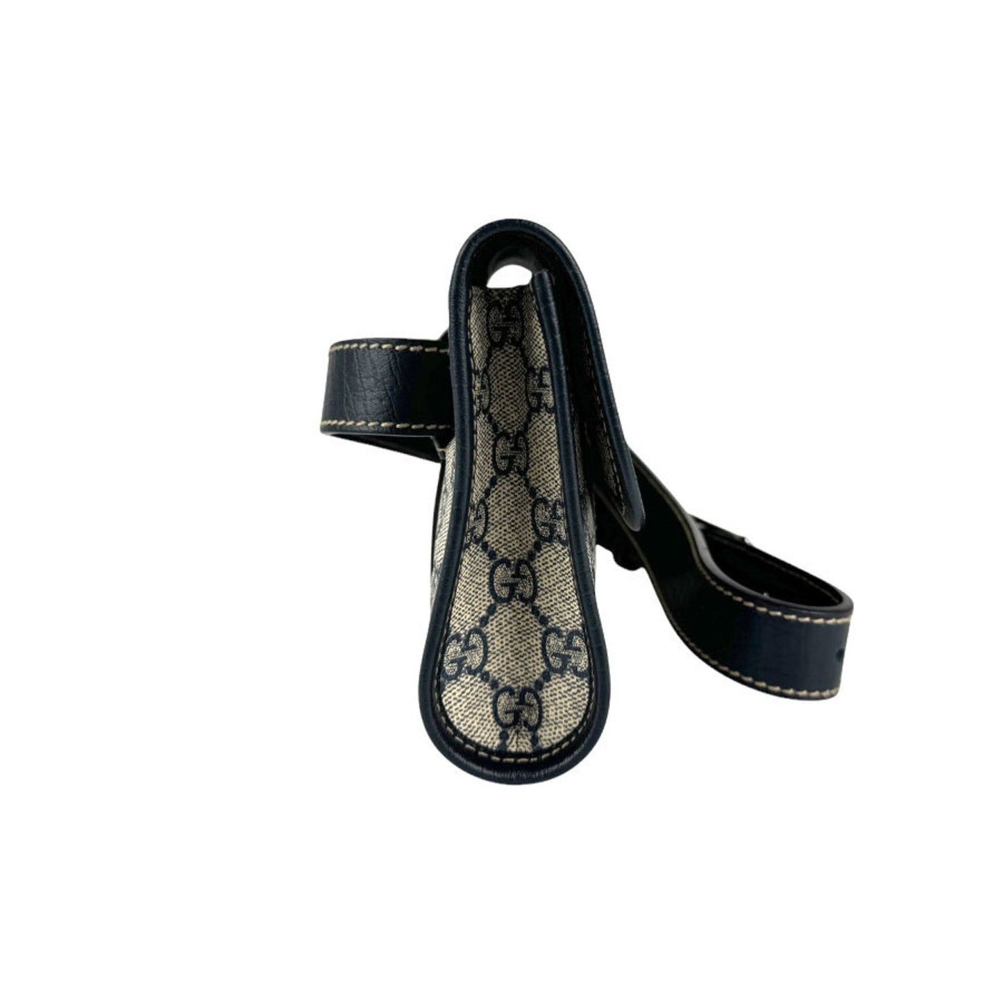 Gucci Beige Navy Gg Supreme Fanny Pack