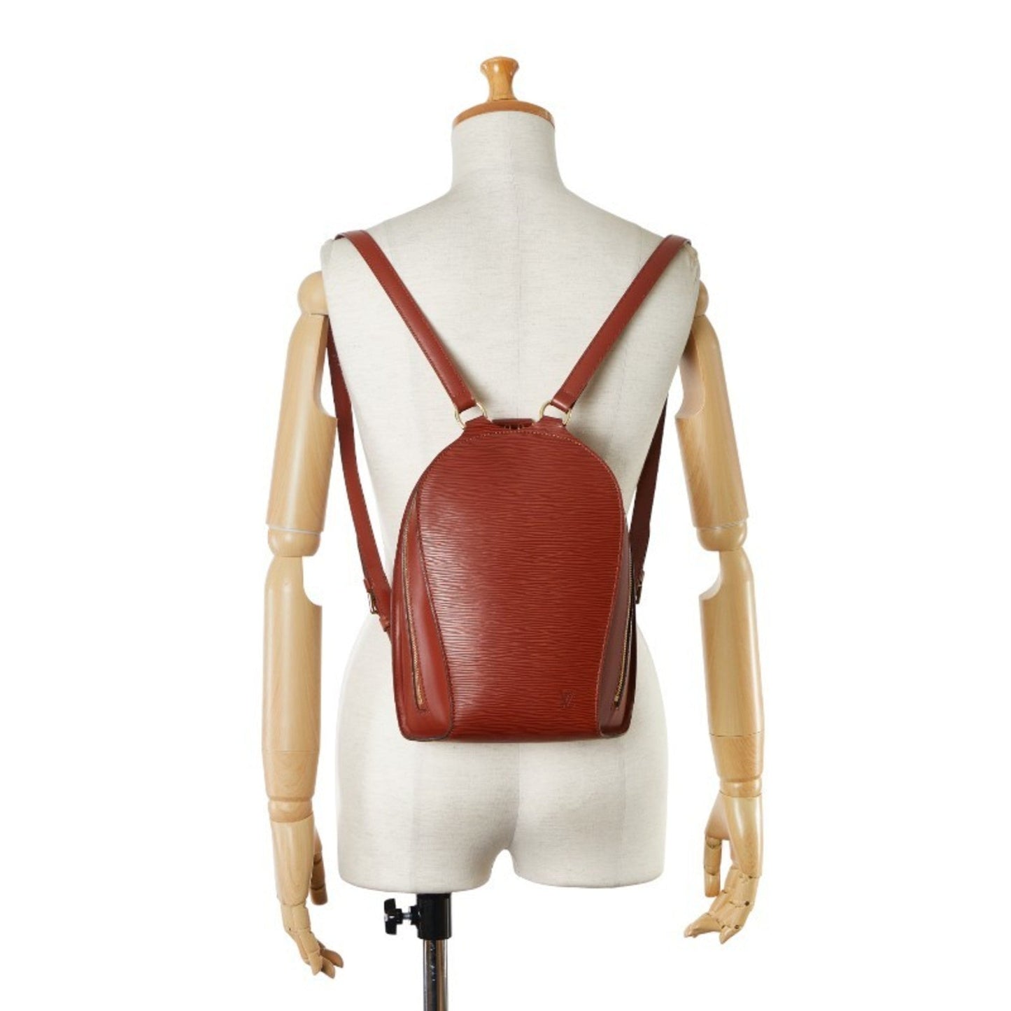 Louis Vuitton Brown Leather Backpack