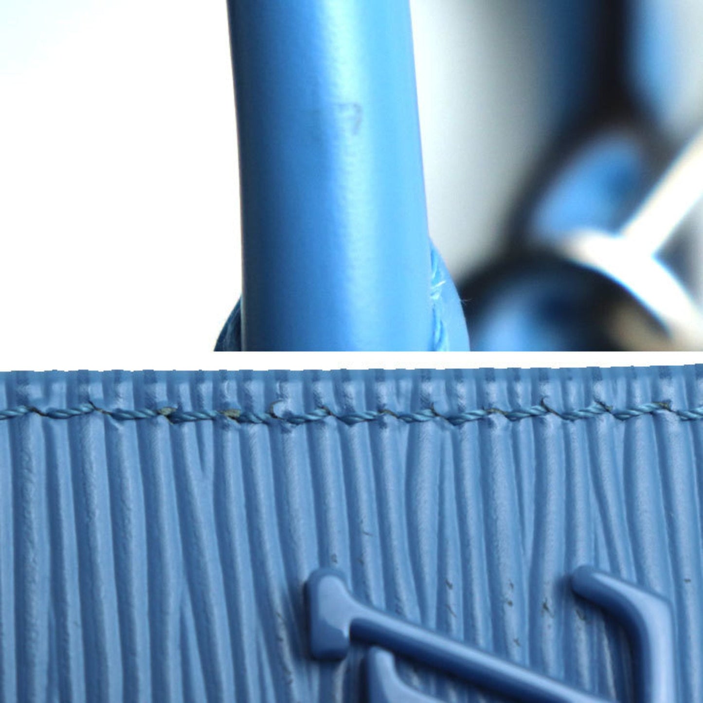 Louis Vuitton Blue Epi Leather Shoulder Bag