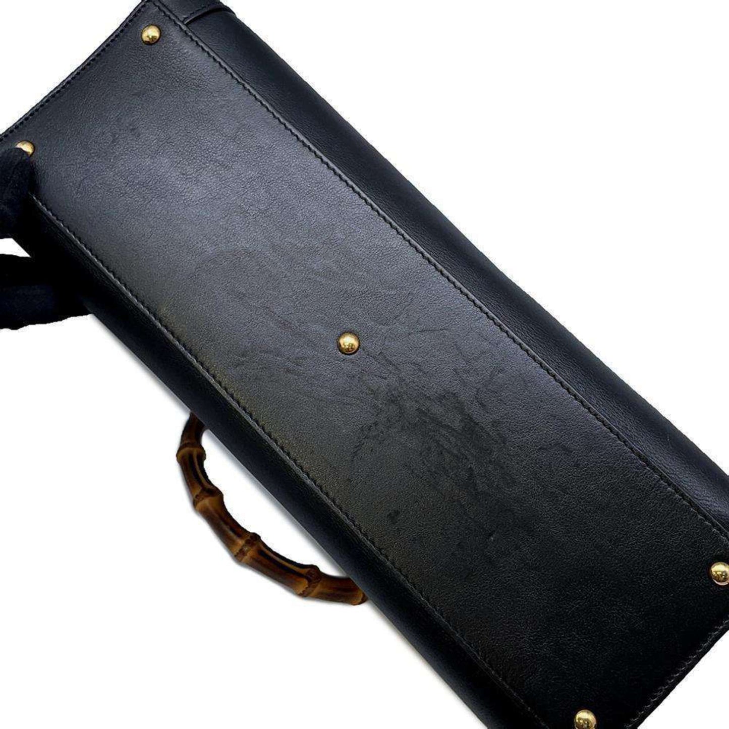 Gucci Black Leather Shoulder Bag Tote Bag