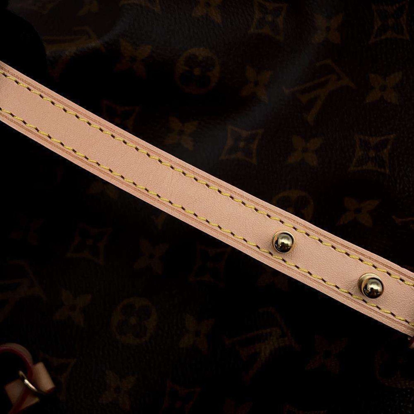 Louis Vuitton Brown Monogram Pouch Shoulder Bag Tote Bag