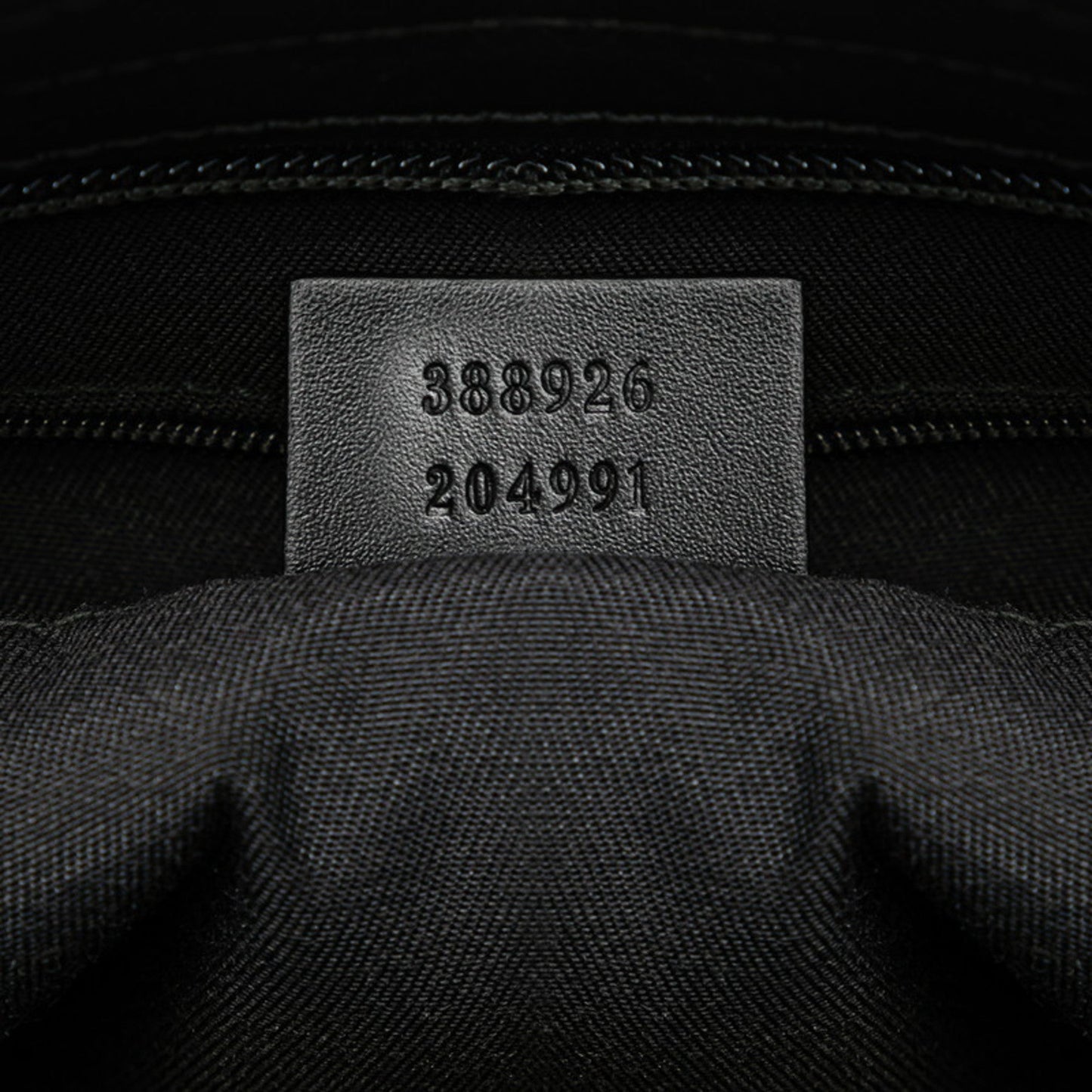 Gucci Beige Black Canvas Leather Shoulder Bag