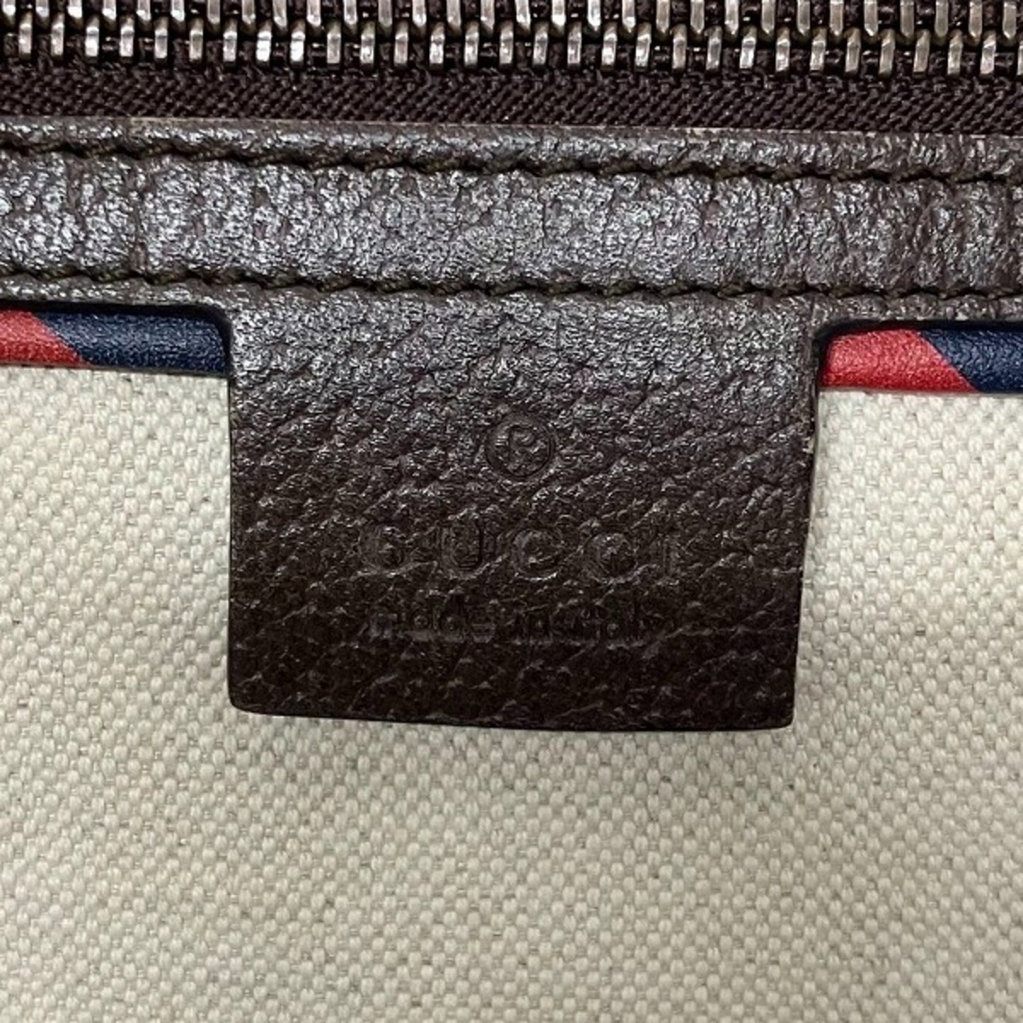 Gucci Brown Gg Supreme Leather Shoulder Bag Tote Bag