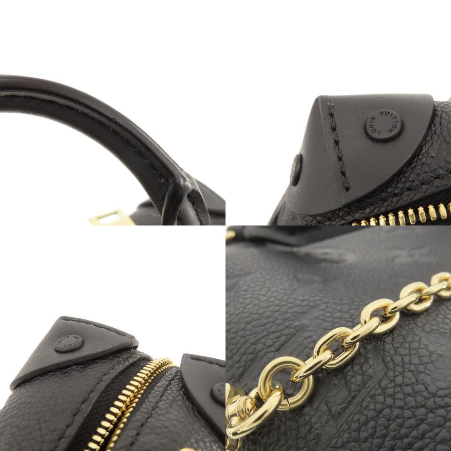Louis Vuitton Black Monogram Empreinte Shoulder Bag
