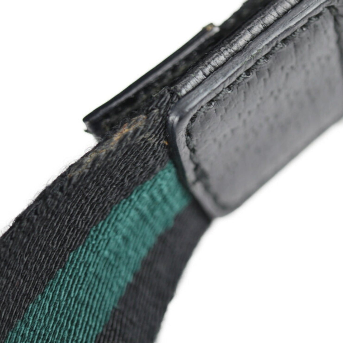 Gucci Horsebit Black Nylon Canvas Handbag Shopping Bag Shoulder Bag Tote Bag