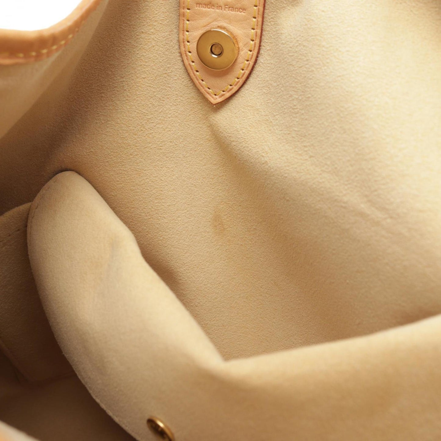 Louis Vuitton Brown Coated Canvas Leather Shoulder Bag