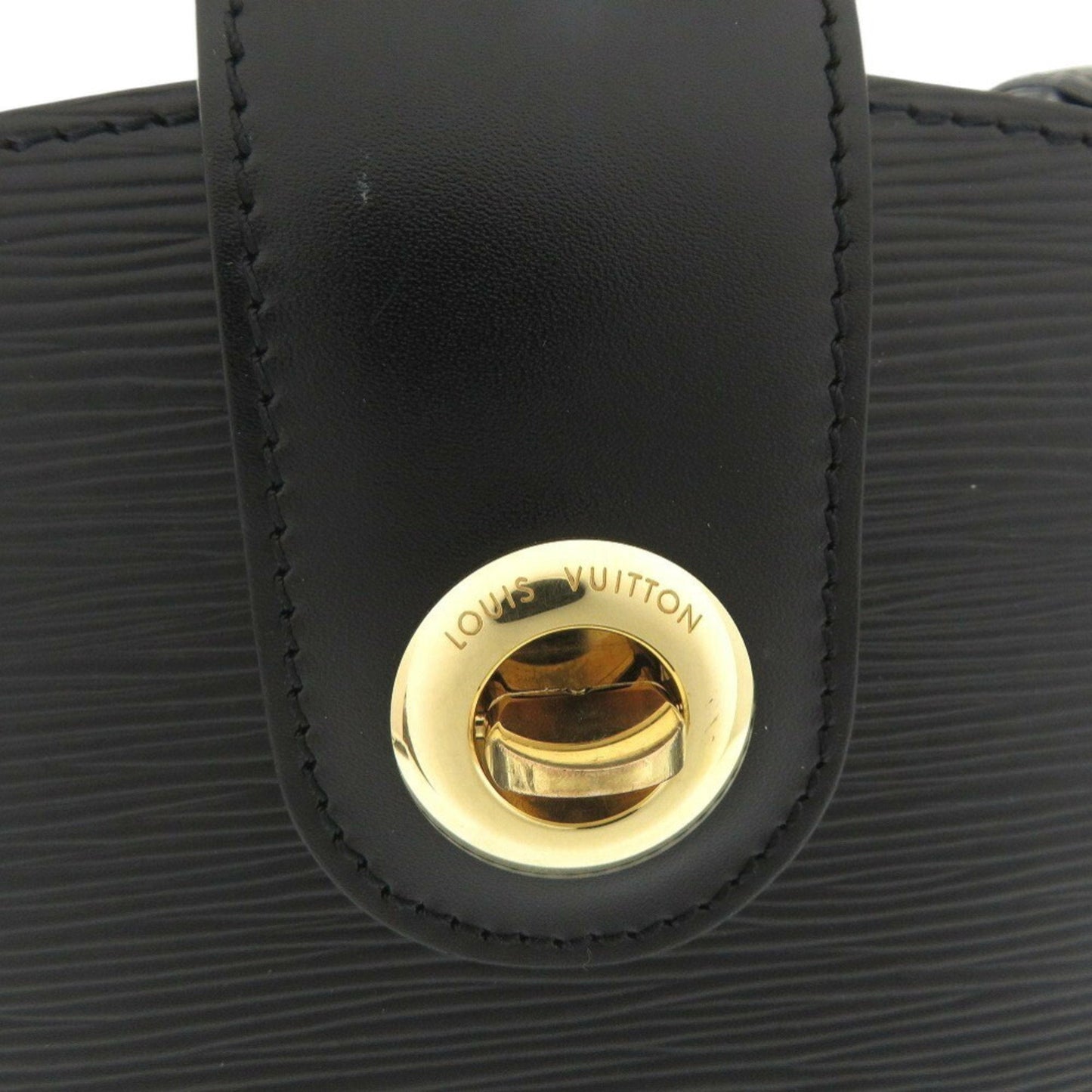 Louis Vuitton Black Noir Epi Leather Shoulder Bag