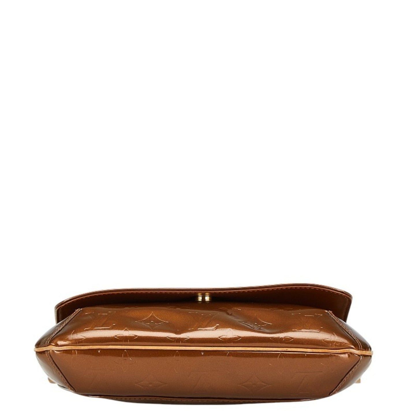 Louis Vuitton Bronze Brown Patent Leather Shoulder Bag