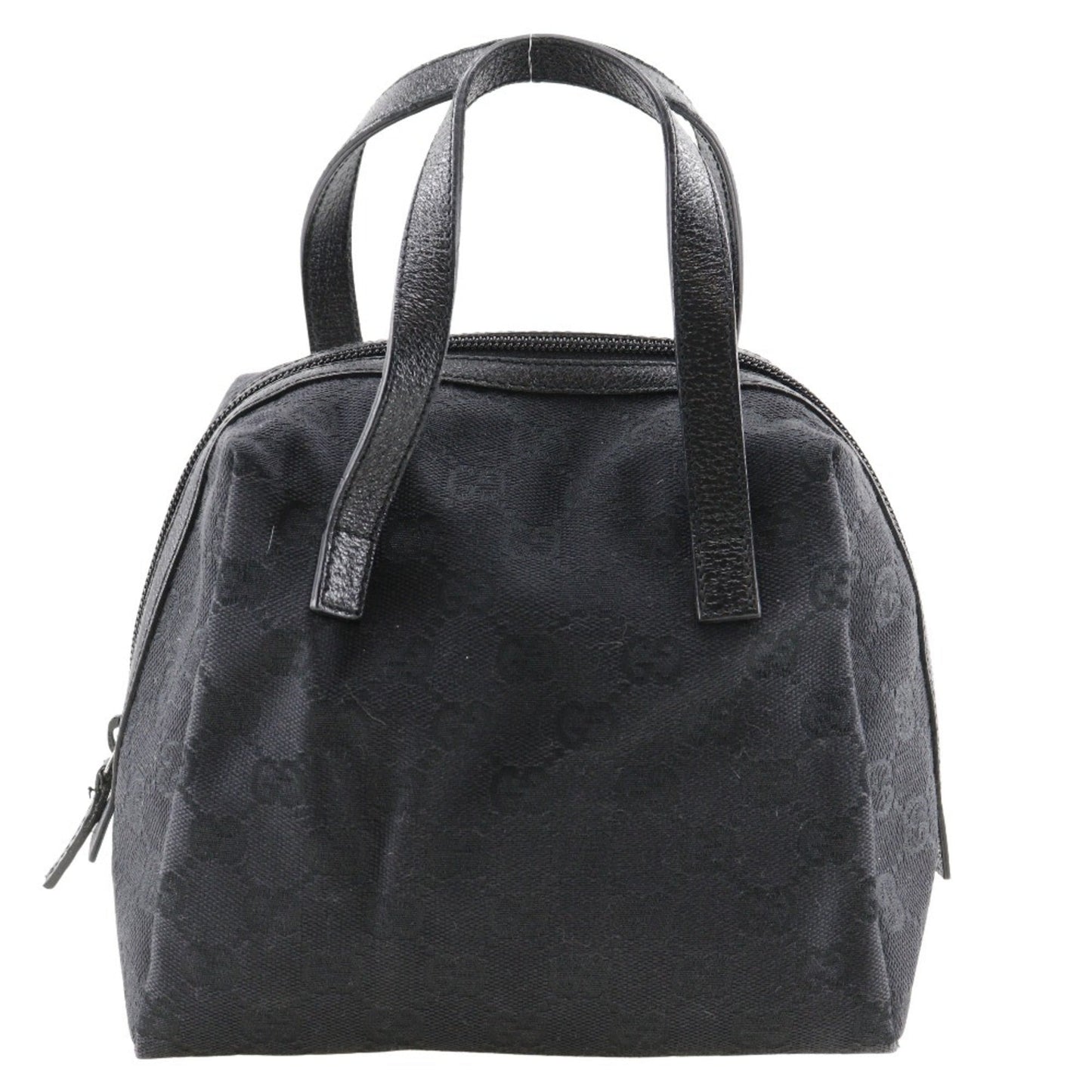 Gucci Black Gg Canvas Handbag ()