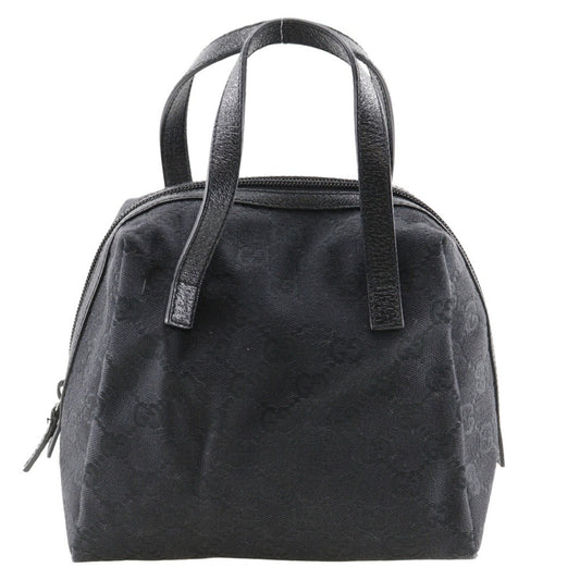 Gucci Black Gg Canvas Handbag ()