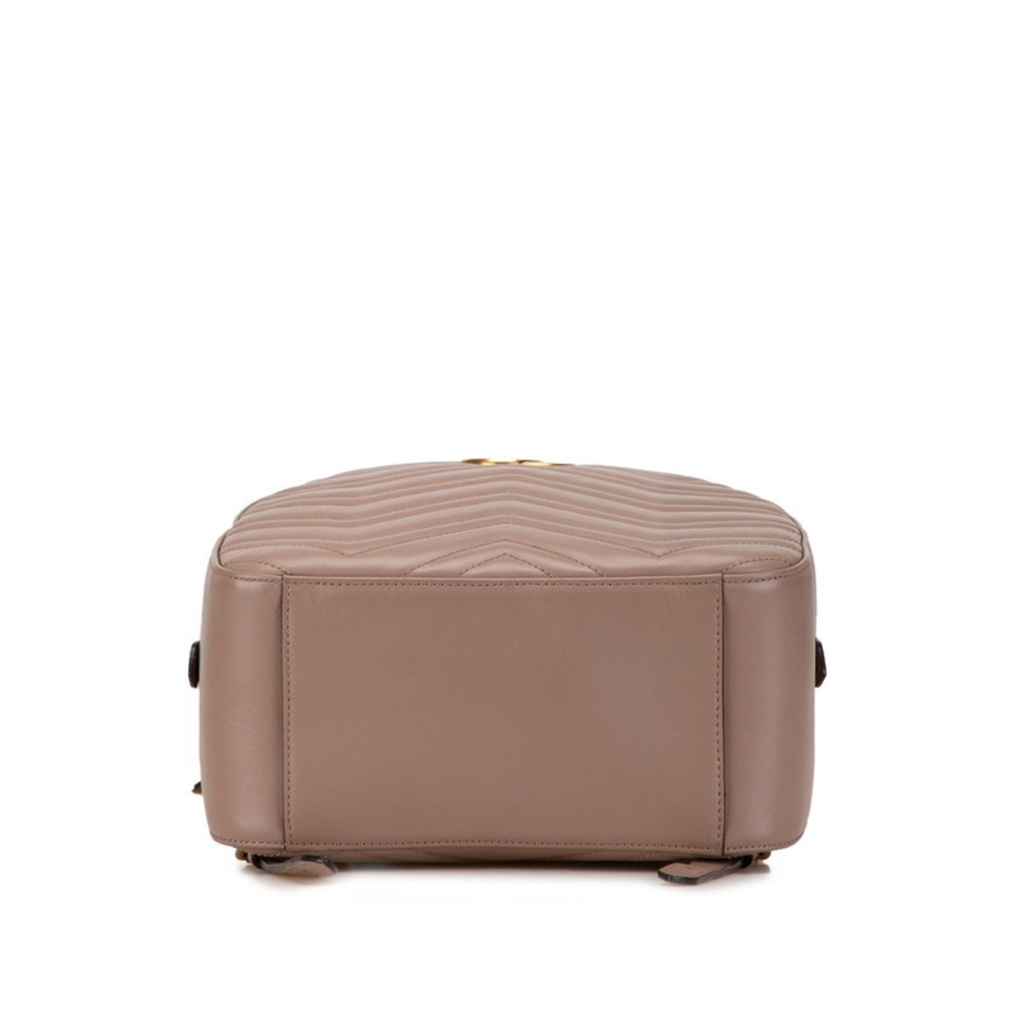 Gucci Pink Beige Leather Backpack