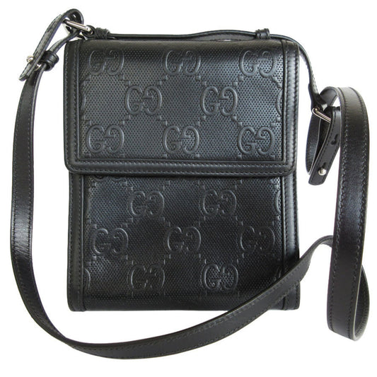 Gucci Black Leather Shoulder Bag ()
