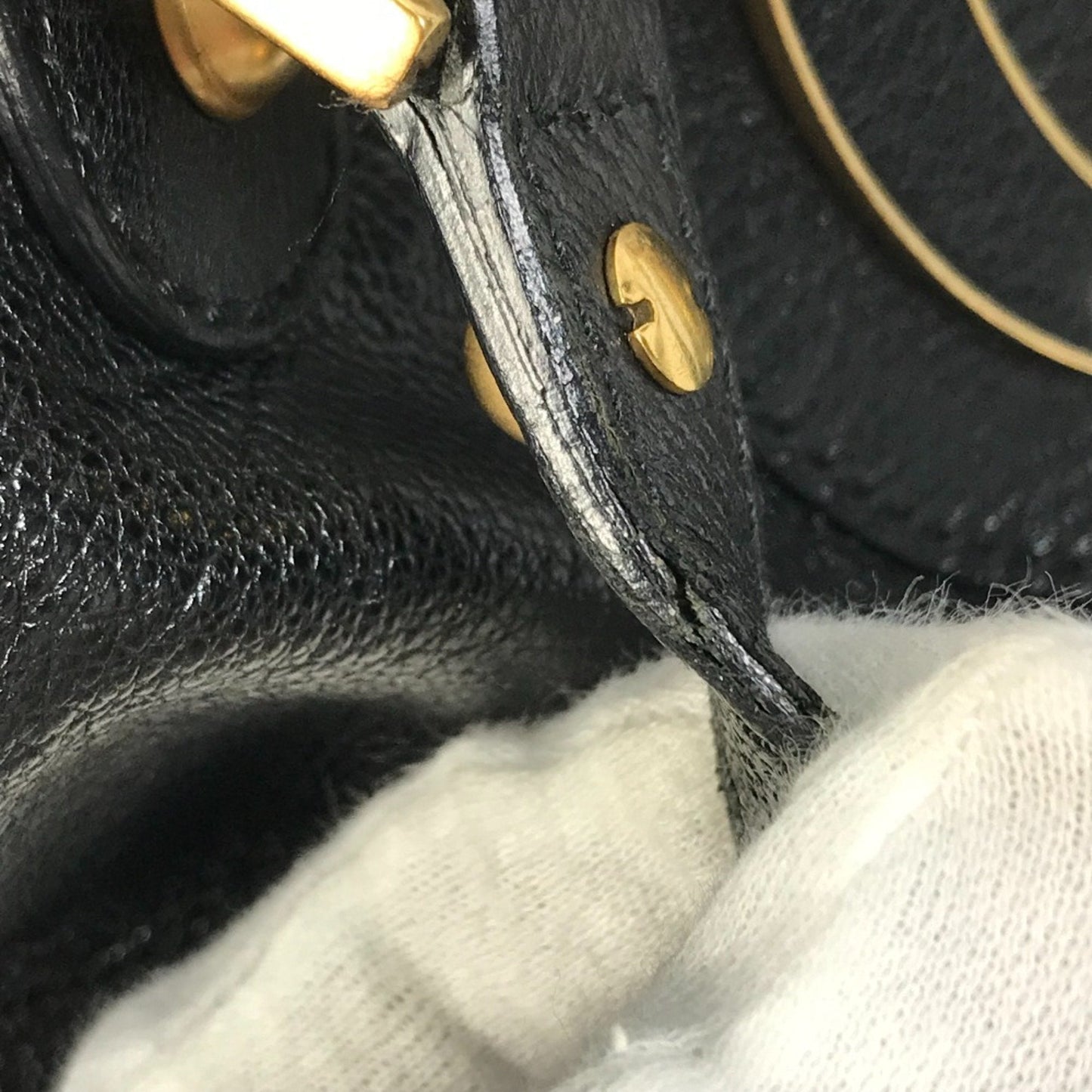 Gucci Black Leather Handbag