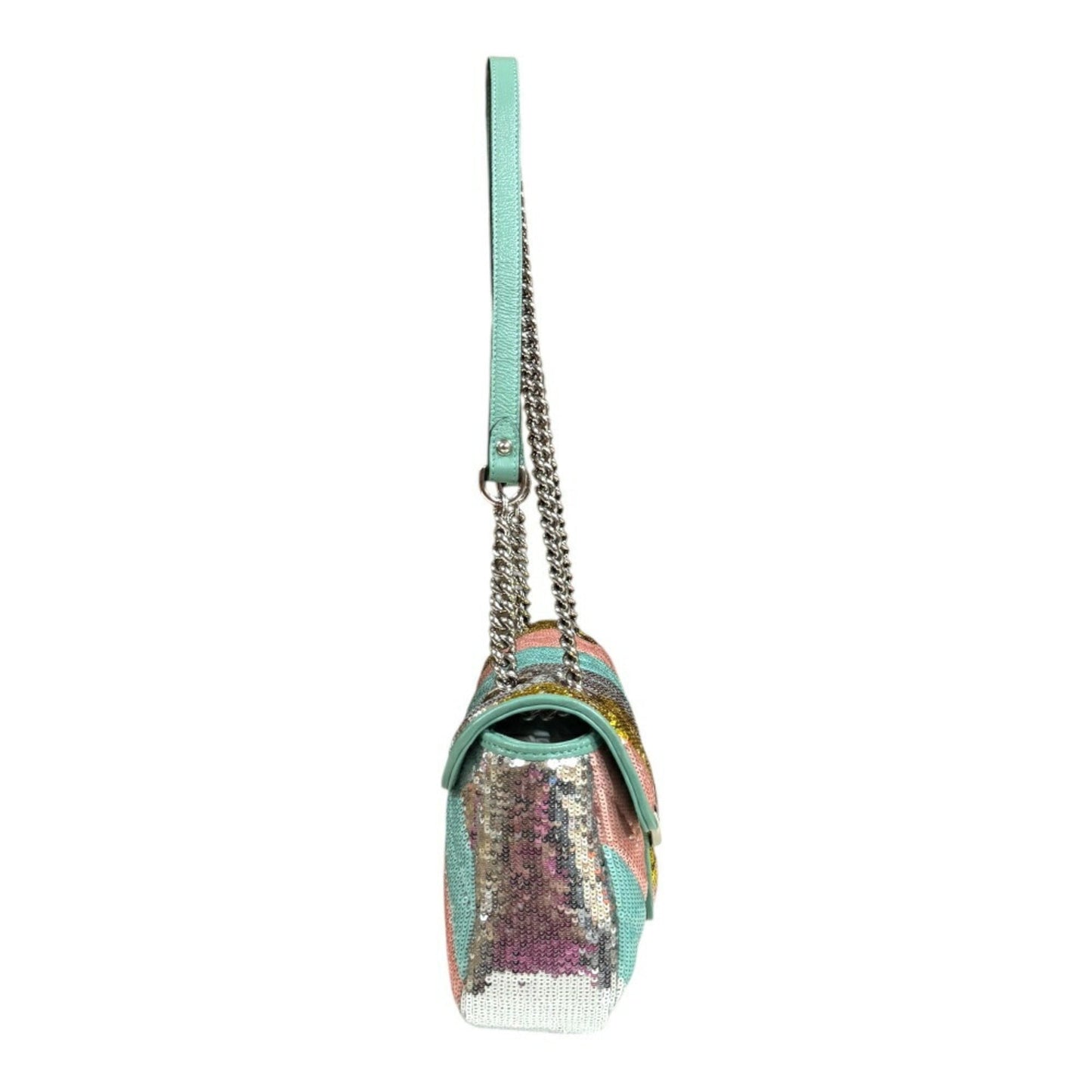 Gucci Gg Marmont Multi-Color Spangles Shoulder Bag