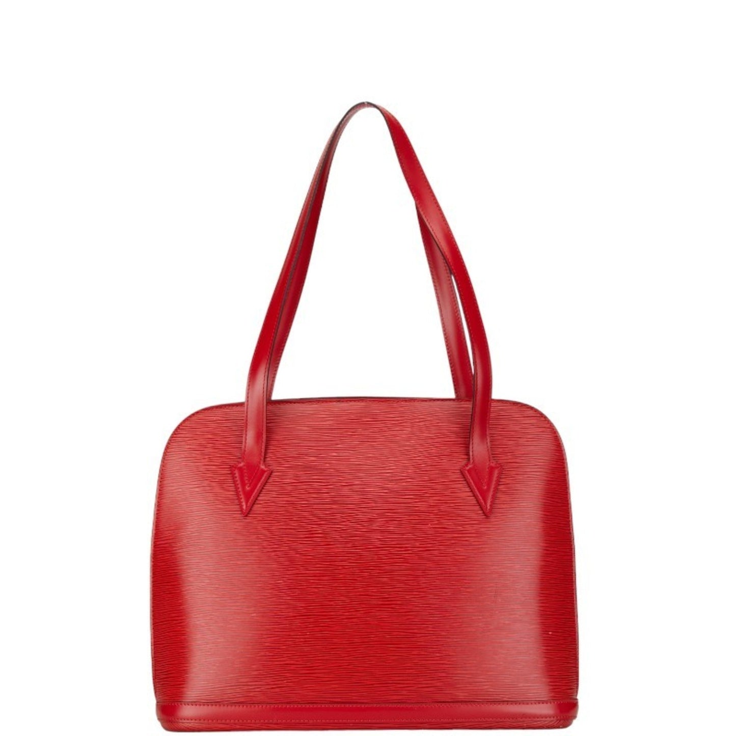 Louis Vuitton Castilian Red Leather Shoulder Bag Tote Bag
