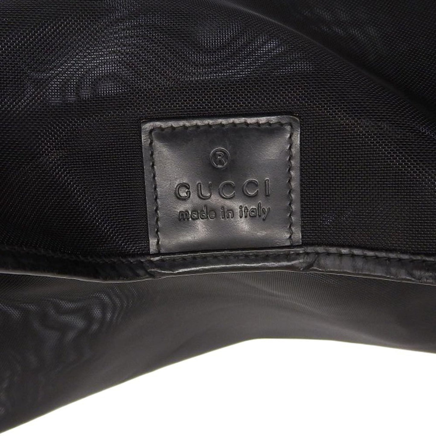 Gucci Black Mesh Handbag Tote Bag