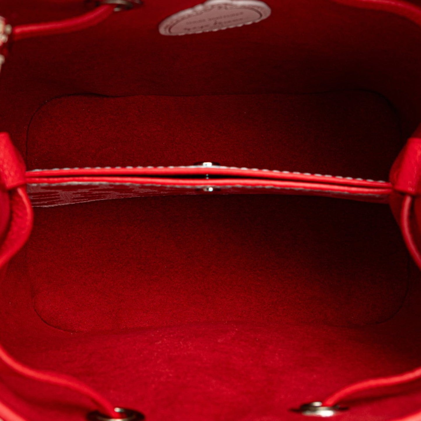 Louis Vuitton Red Color White Leather Handbag Shoulder Bag