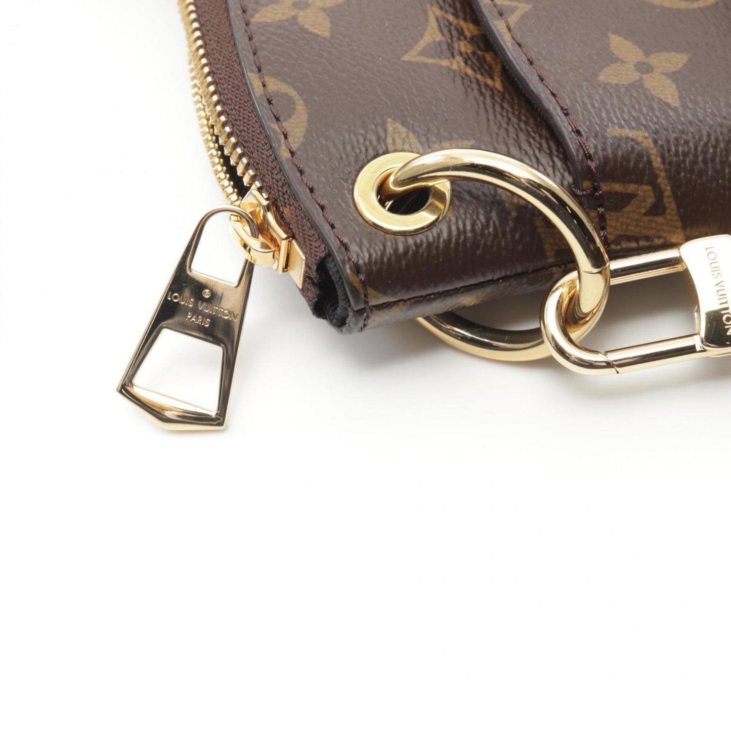 Louis Vuitton Black Brown Noir Monogram Leather Shoulder Bag