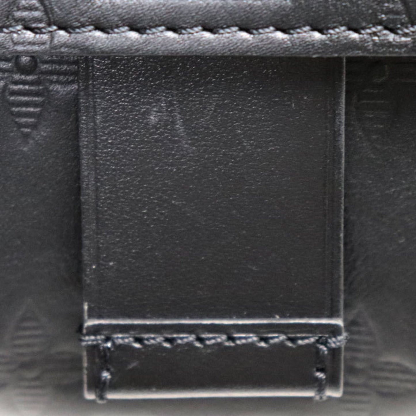 Louis Vuitton Black Monogram Shadow Leather Pouch Shoulder Bag