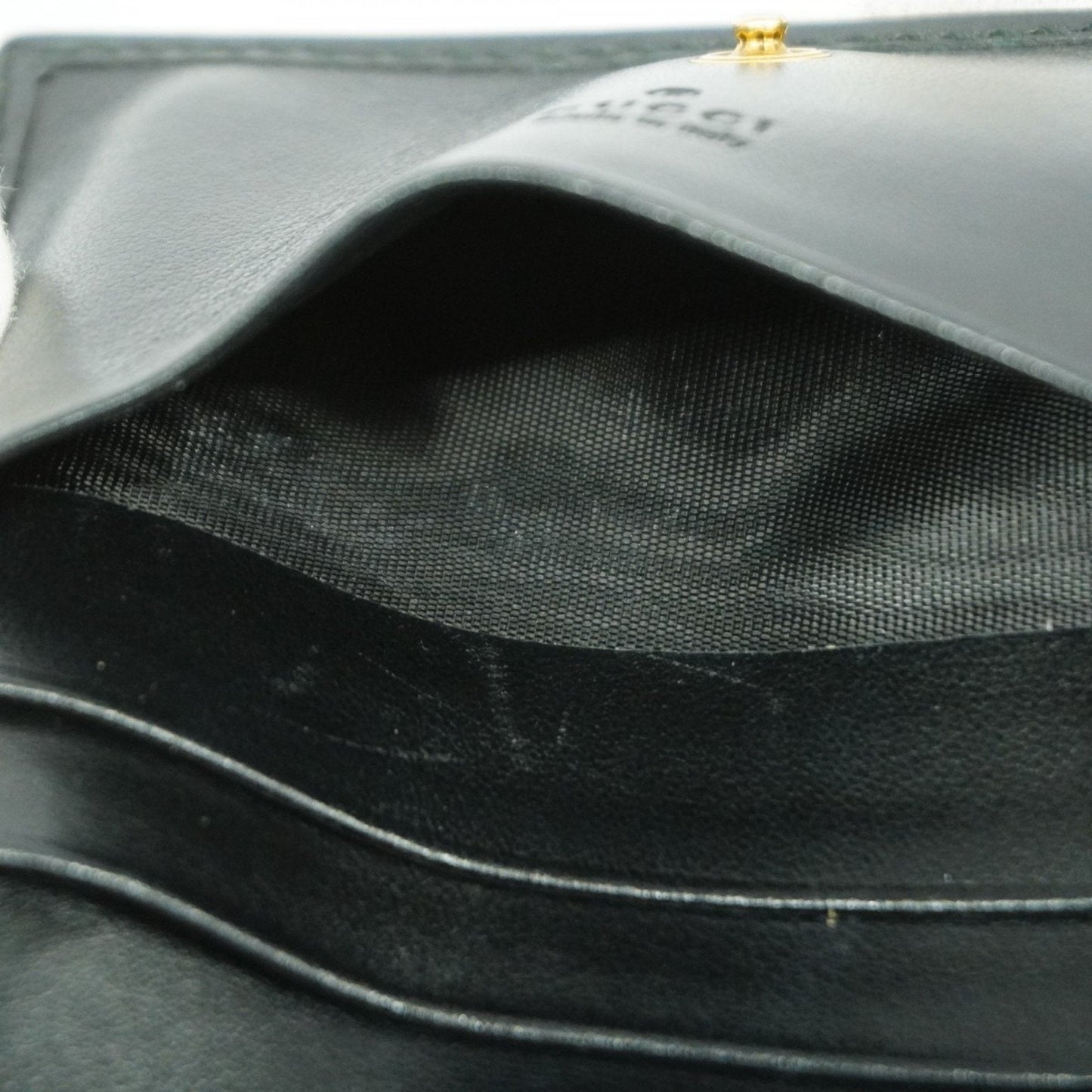 Gucci Black Leather Wallet (Bi-Fold)