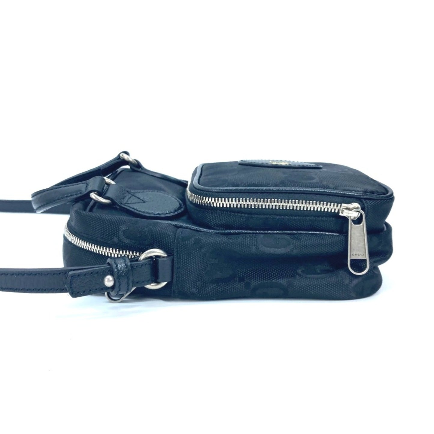 Gucci Black Cloth Shoulder Bag