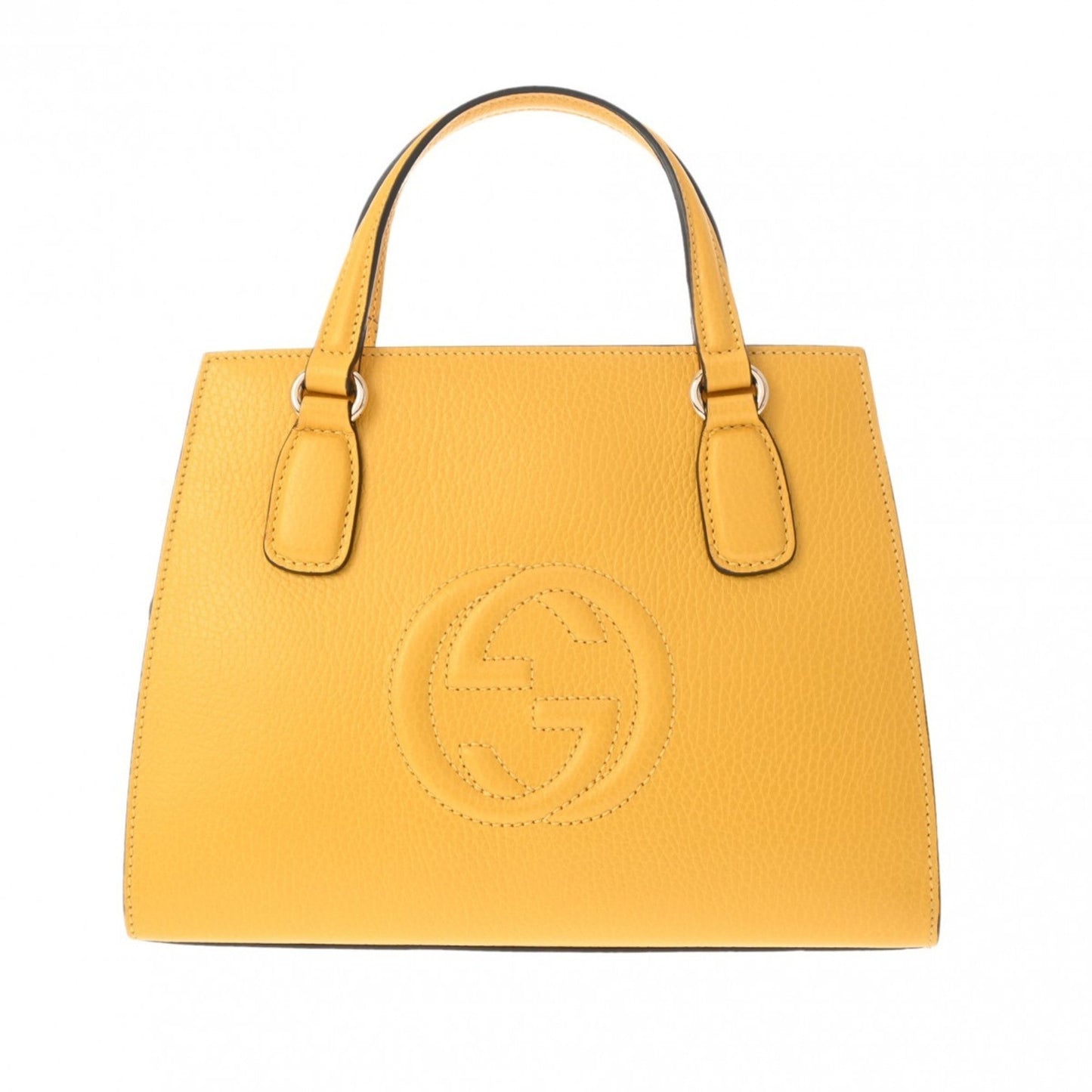 Gucci Yellow Leather Handbag