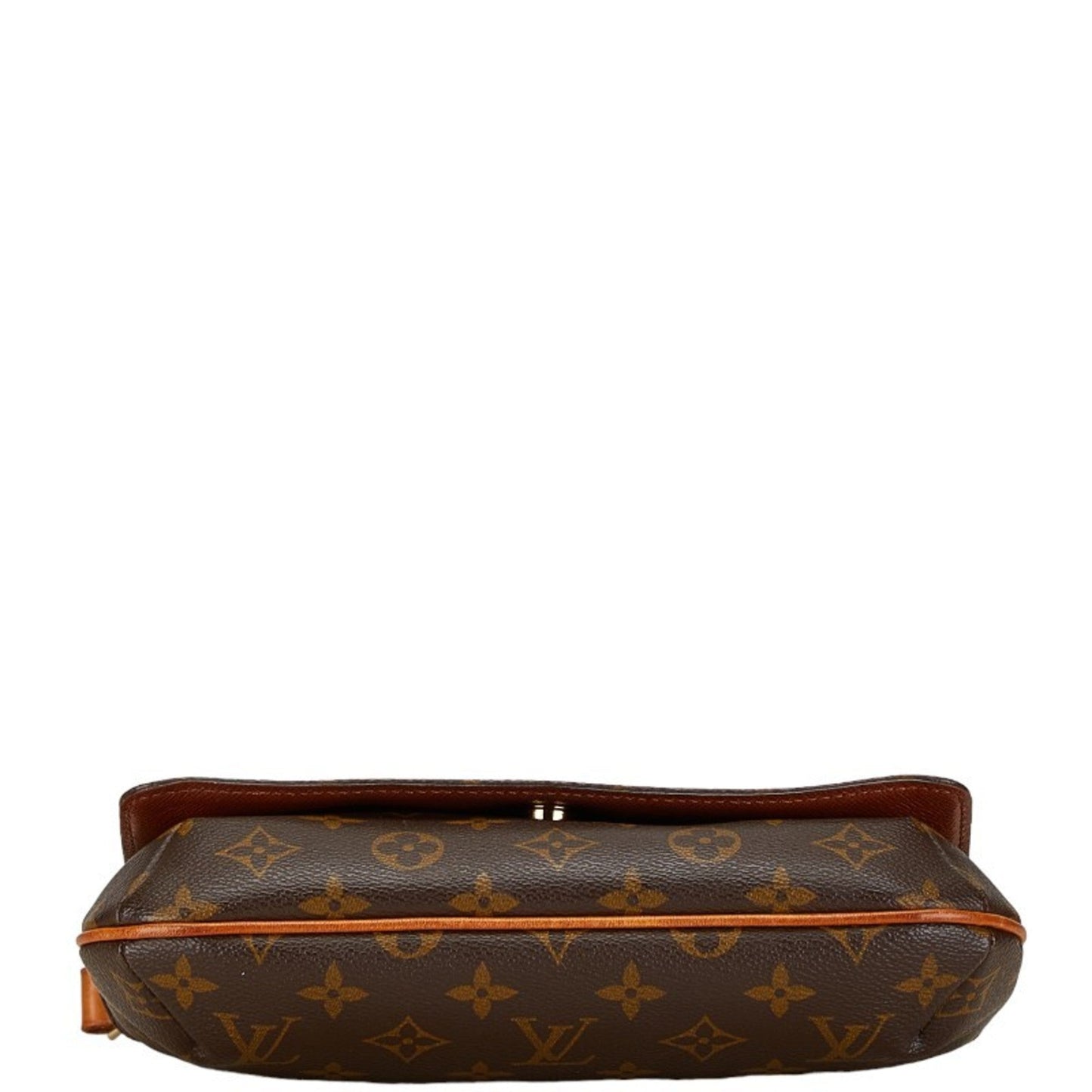 Louis Vuitton Brown Pvc Leather Handbag Shoulder Bag