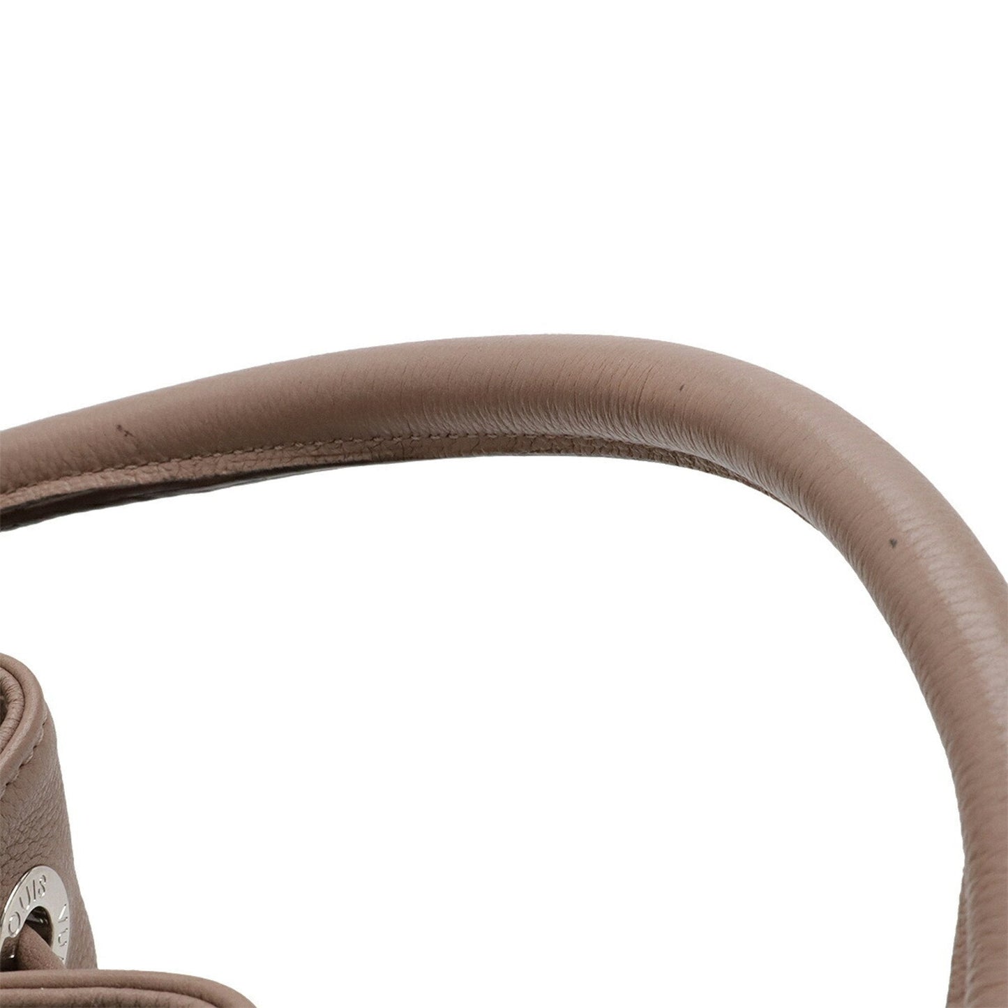Louis Vuitton Brown Pink Leather Handbag Shoulder Bag