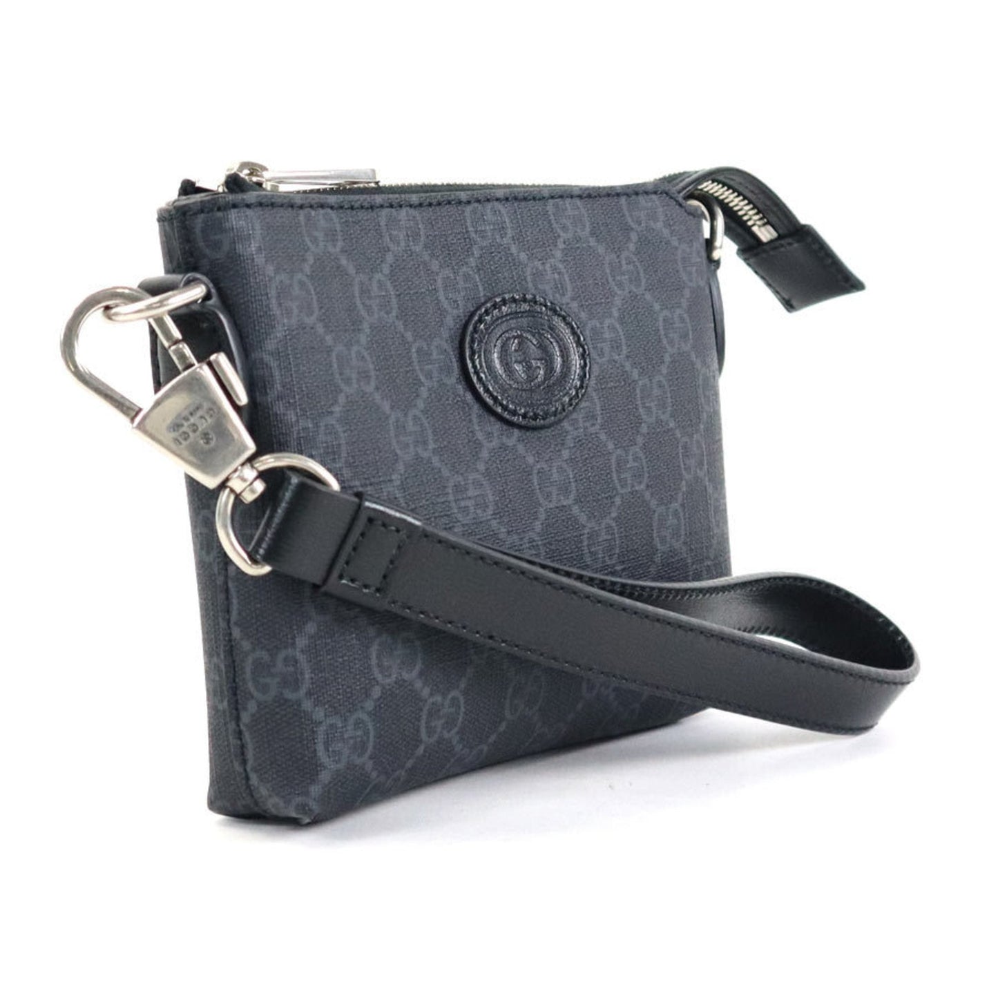 Gucci Dark Gray Gg Supreme Shoulder Bag