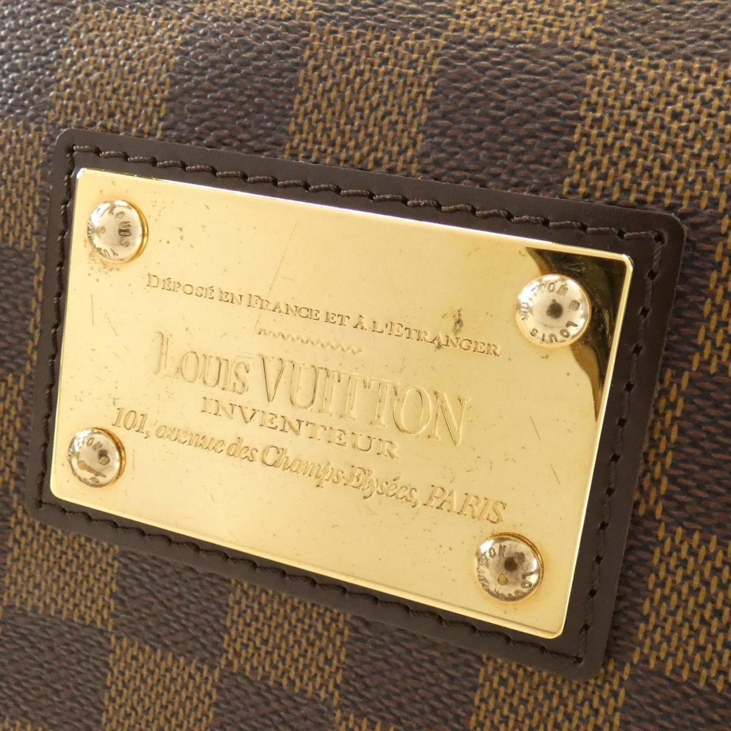 Louis Vuitton Brown Ebene Coated Canvas Shoulder Bag