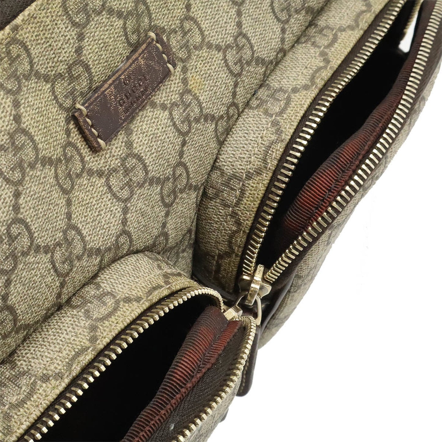 Gucci Dark Brown Pvc Leather Shoulder Bag