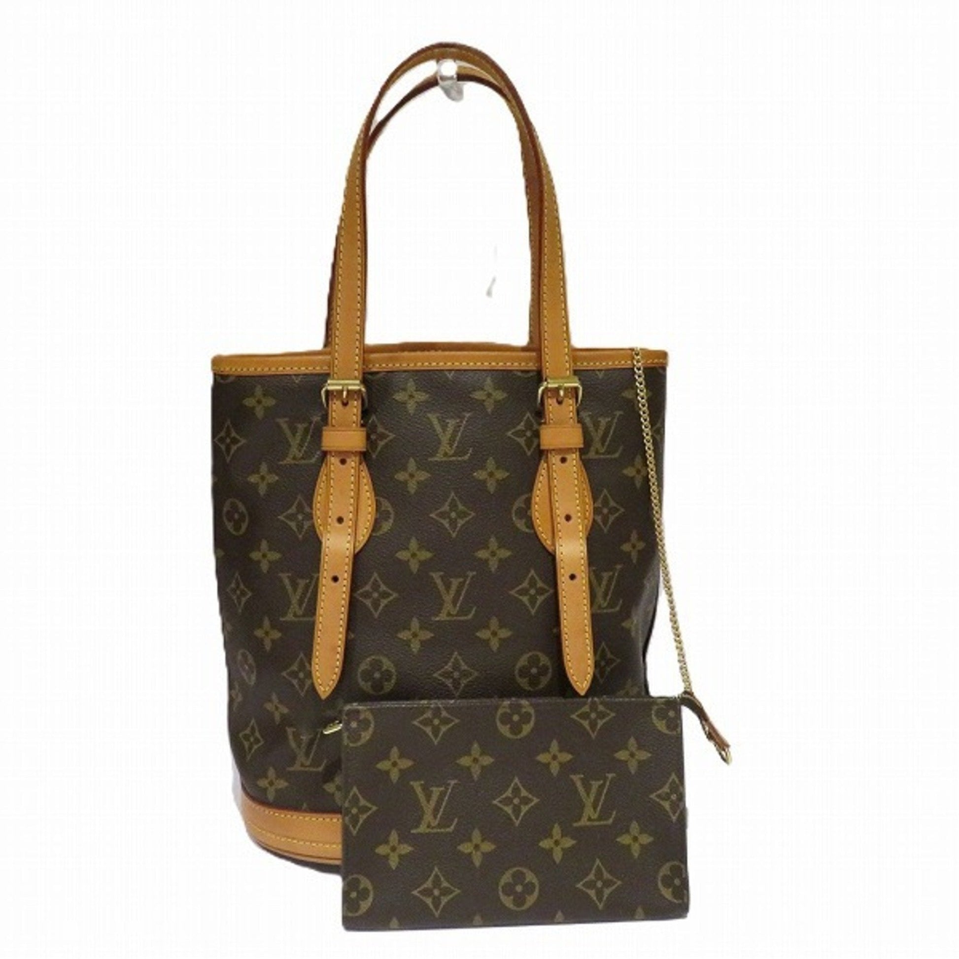 Louis Vuitton Brown Pouch Shoulder Bag ()