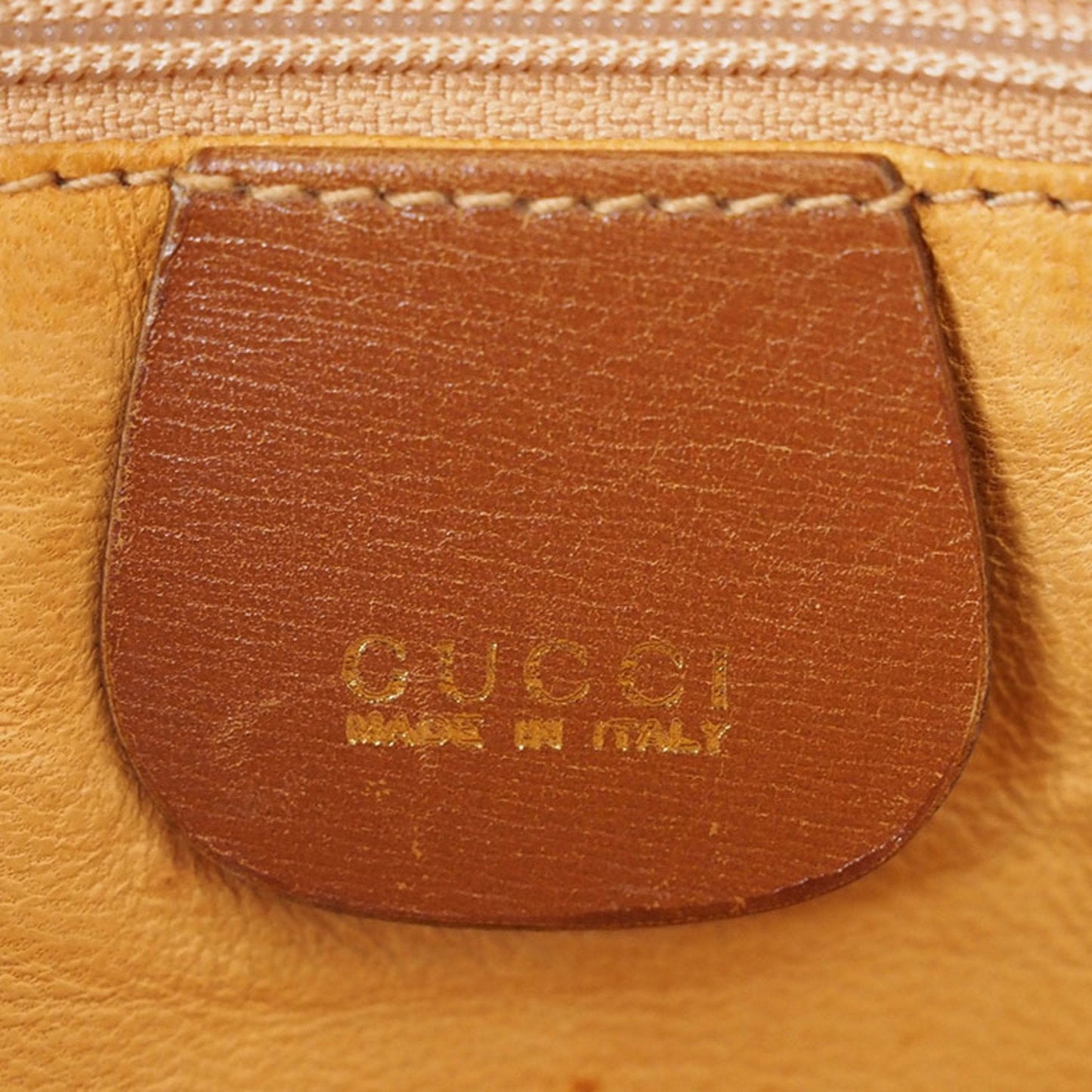 Gucci Brown Leather Tote Bag