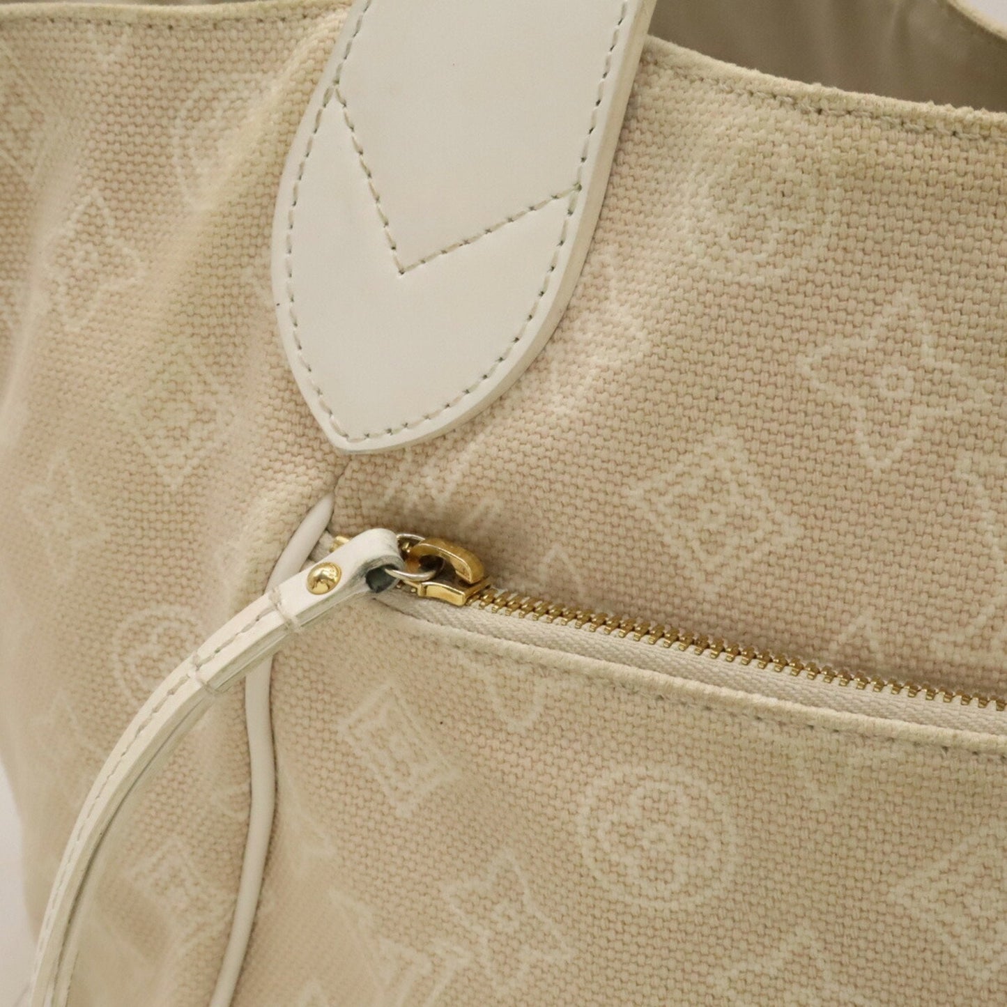 Louis Vuitton Sable Canvas Leather Pouch Shoulder Bag Tote Bag