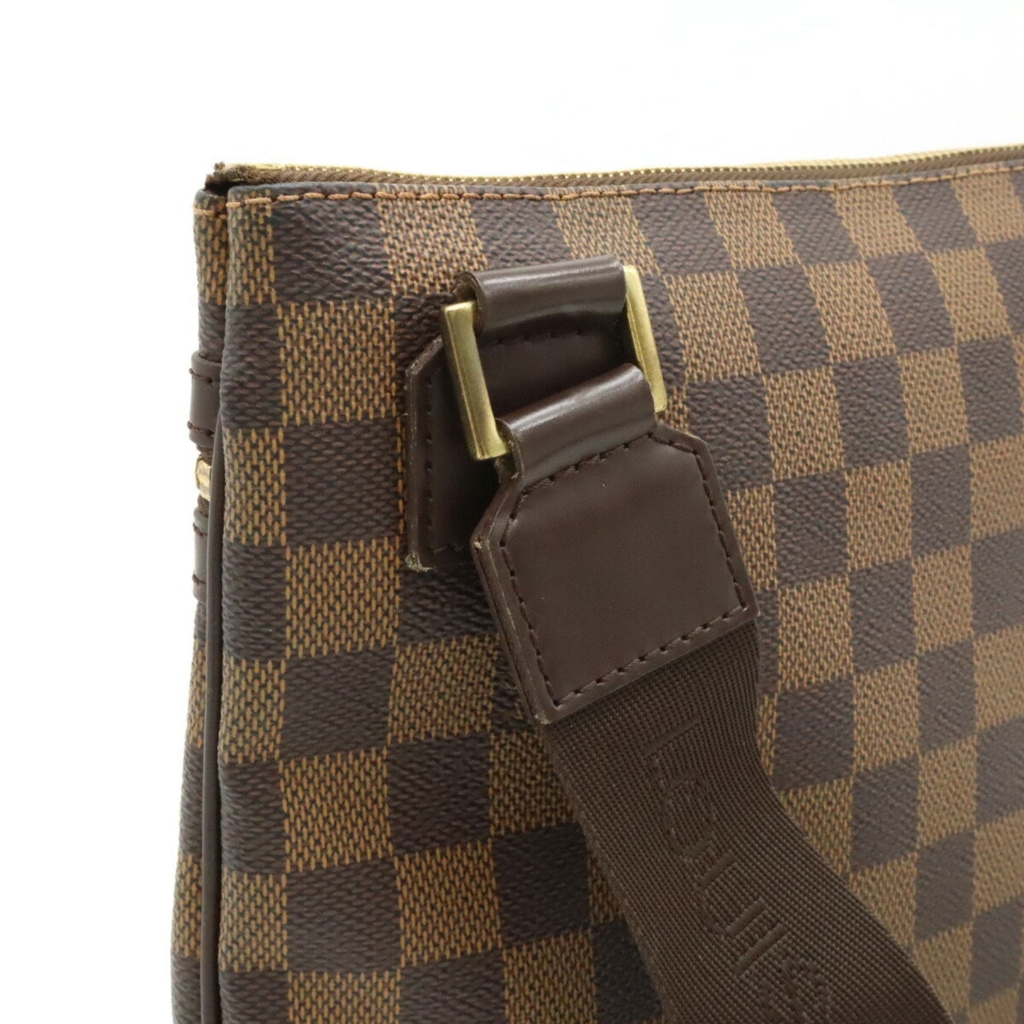 Louis Vuitton Brown Pvc Pochette Shoulder Bag